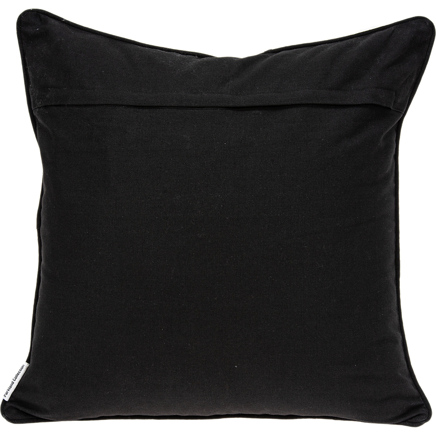 Parkland Collection Simba Transitional Black and White Zebra Pillow Cover With Poly Insert