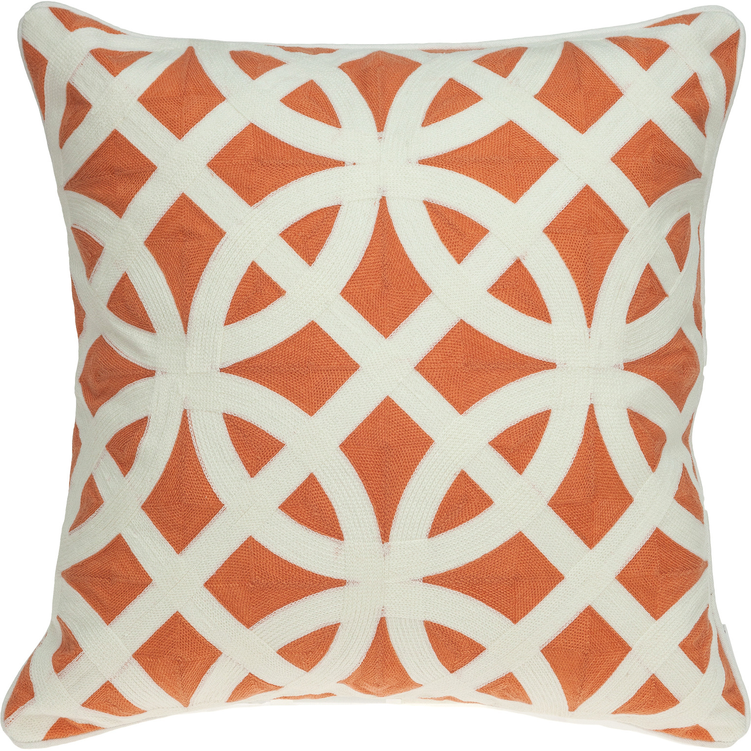 Parkland Collection Chano Transitional Multicolored Pillow Cover With Poly Insert
