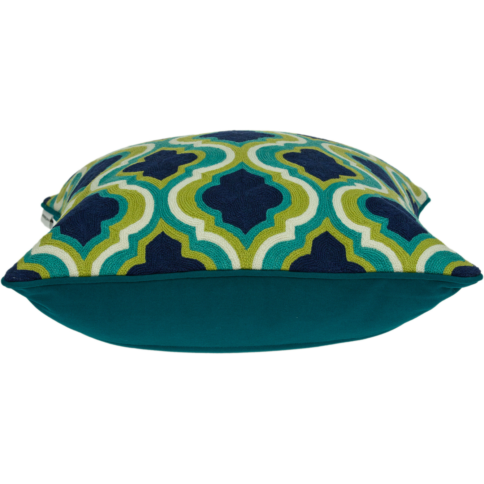 Parkland Collection Handmade Muja Traditional Multicolored Pillow Cover With Poly Insert