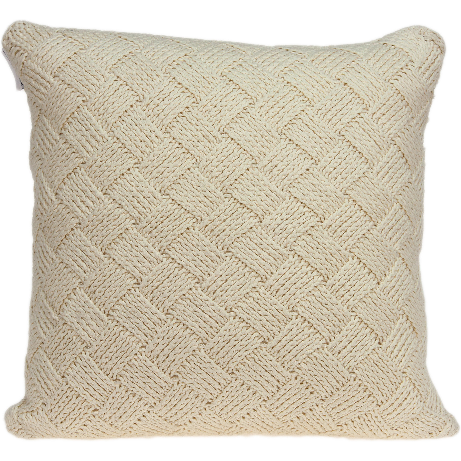 Parkland Collection Caden Transitional Beige Pillow Cover With Poly Insert