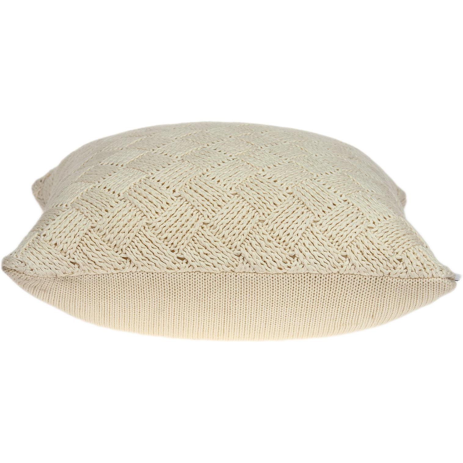 Parkland Collection Caden Transitional Beige Pillow Cover With Poly Insert