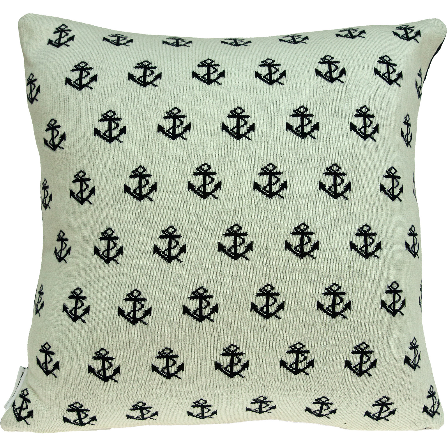 Parkland Collection Andrea Nautical Blue Pillow Cover With Poly Insert