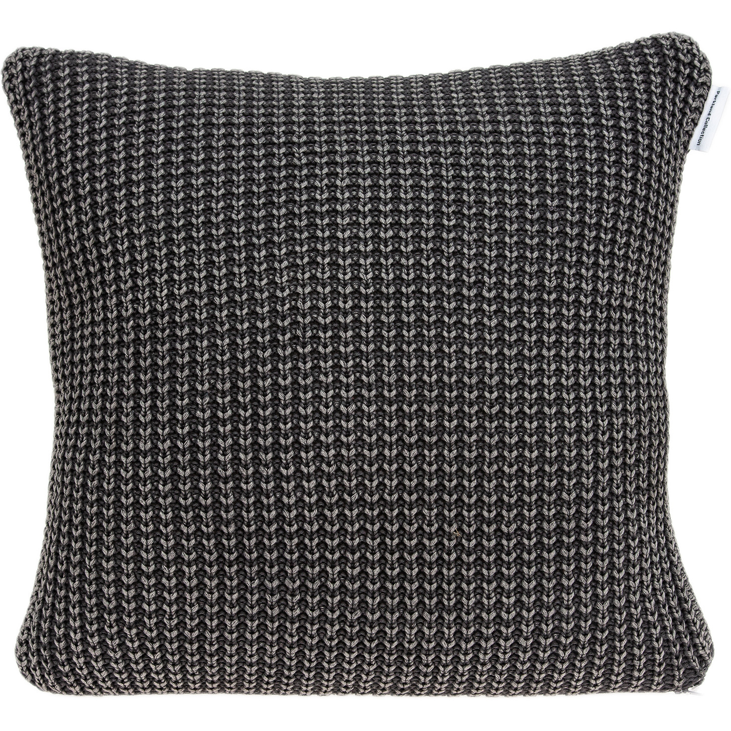 Parkland Collection Cabo Transitional Charcoal Pillow Cover With Poly Insert