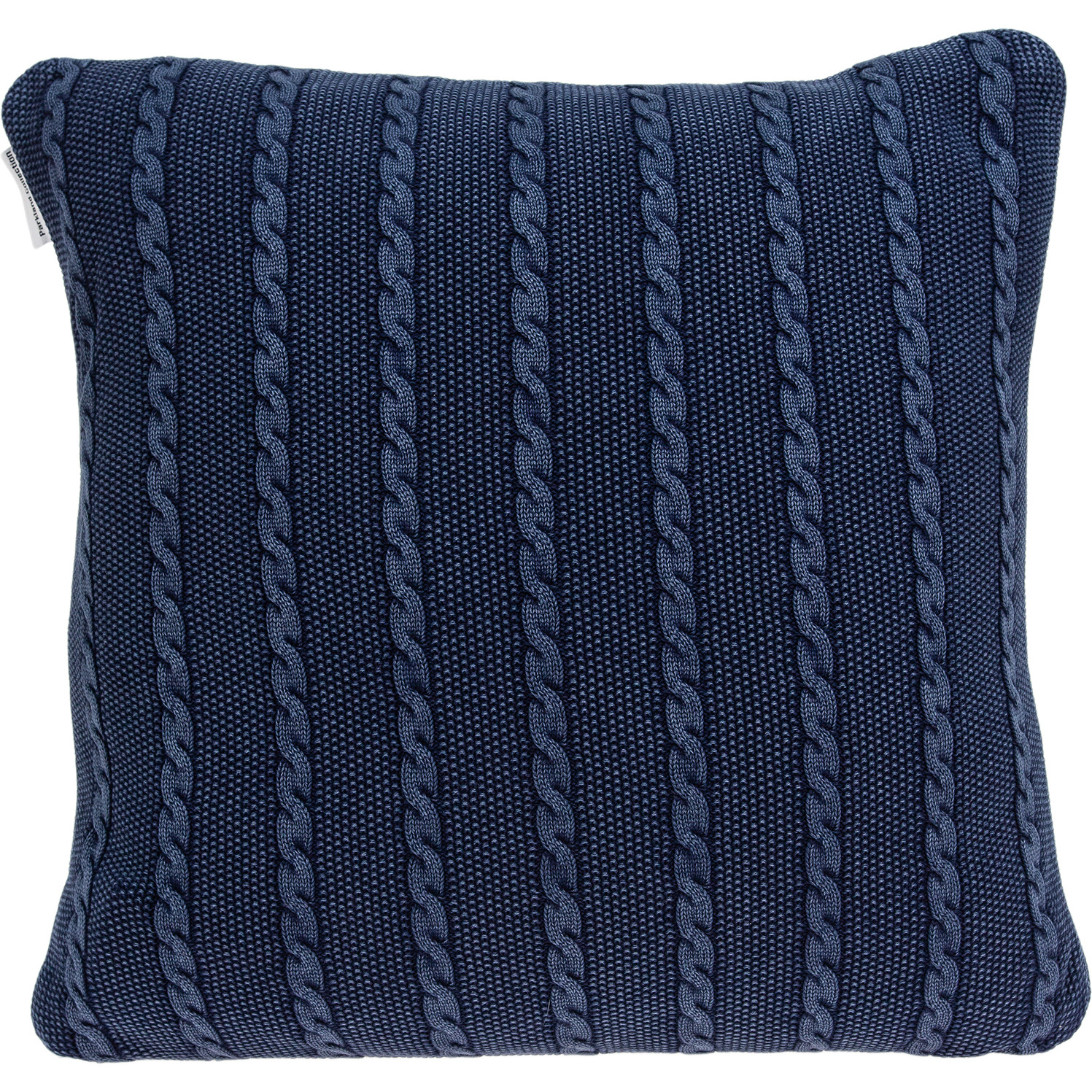 Parkland Collection Danza Transitional Blue Pillow Cover With Poly Insert