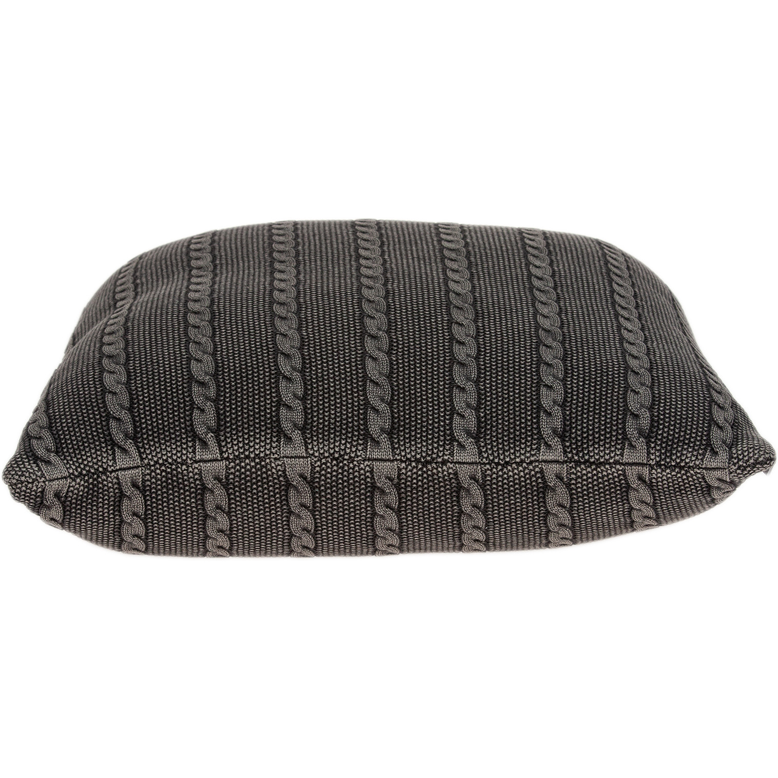 Parkland Collection Chico Transitional Charcoal Pillow Cover With Poly Insert