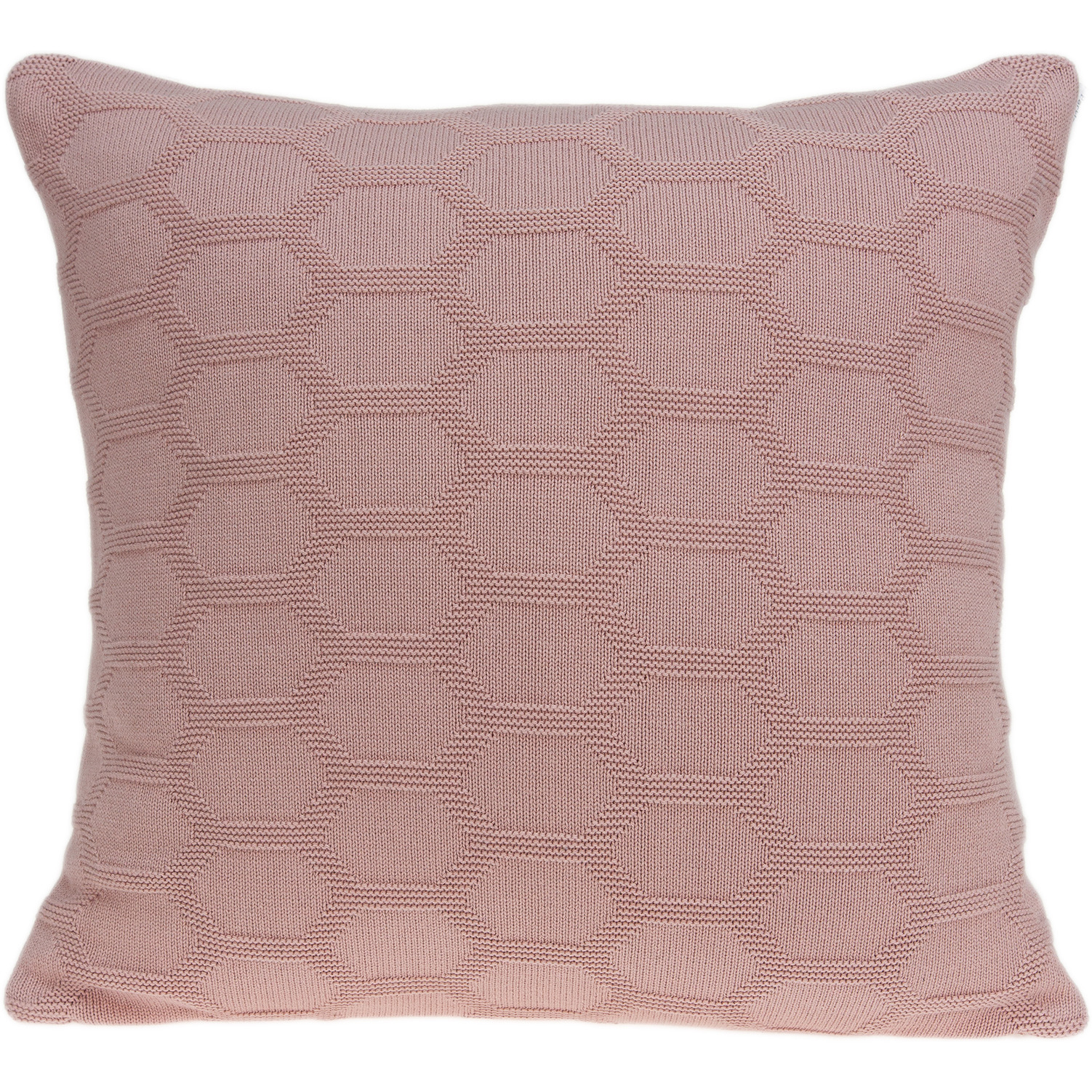 Parkland Collection Diani Transitional Pink Pillow Cover With Poly Insert