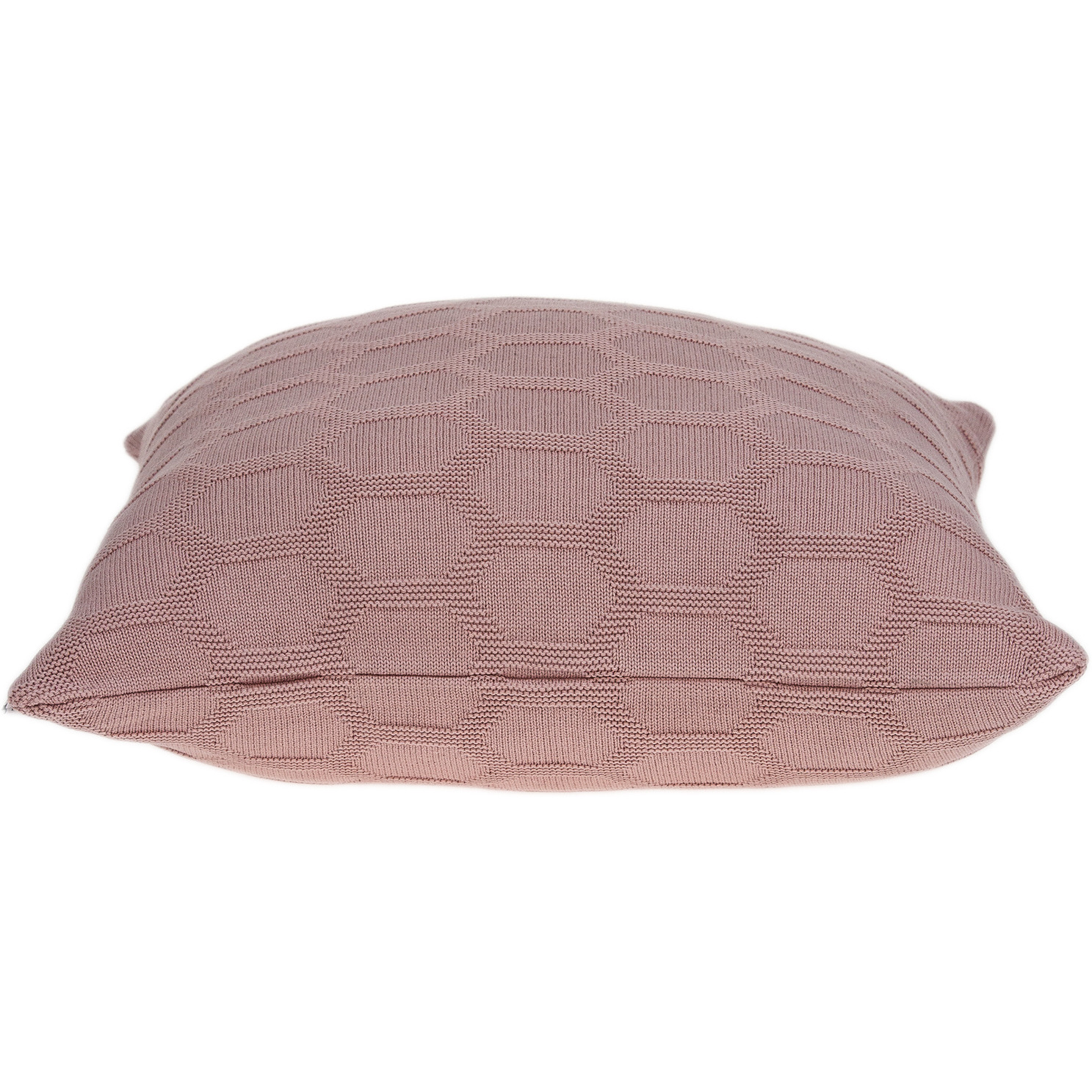 Parkland Collection Diani Transitional Pink Pillow Cover With Poly Insert
