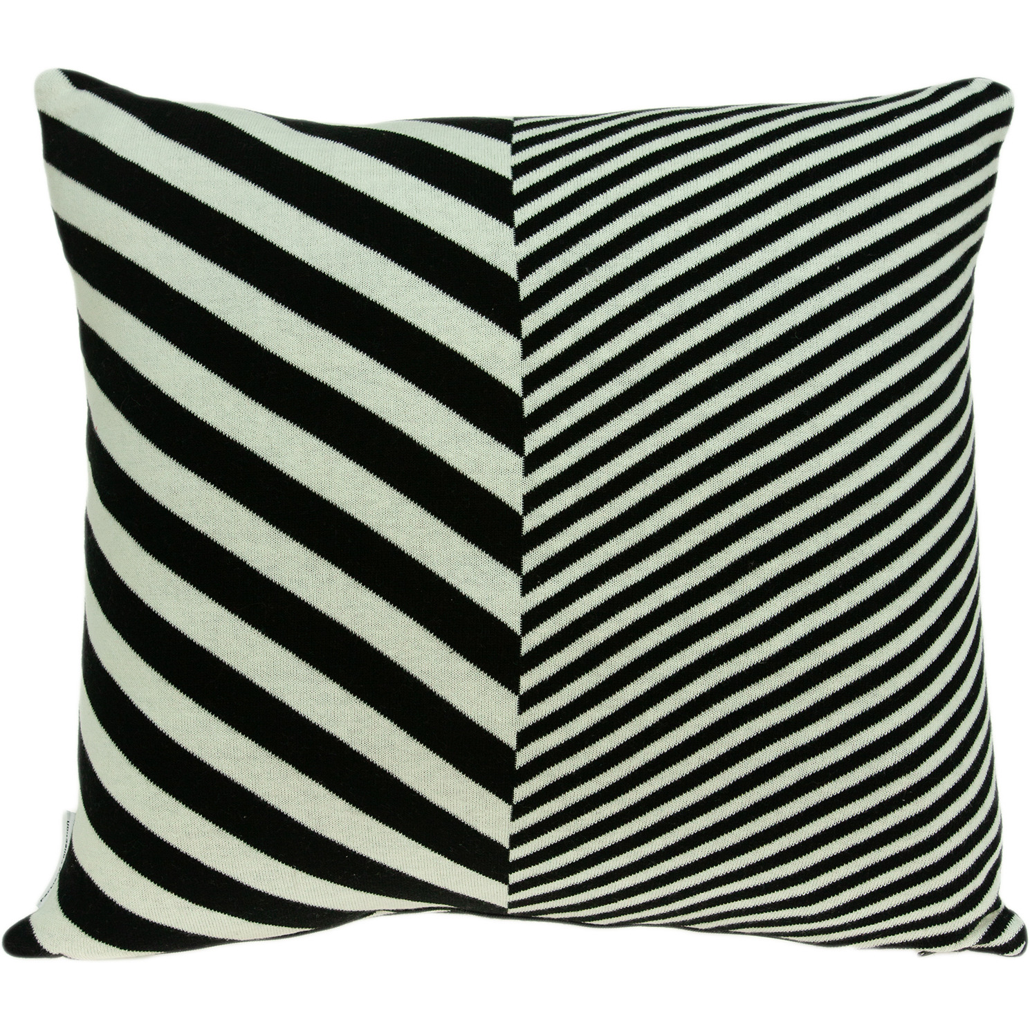 Parkland Collection Arthur Transitional White Pillow Cover With Poly Insert