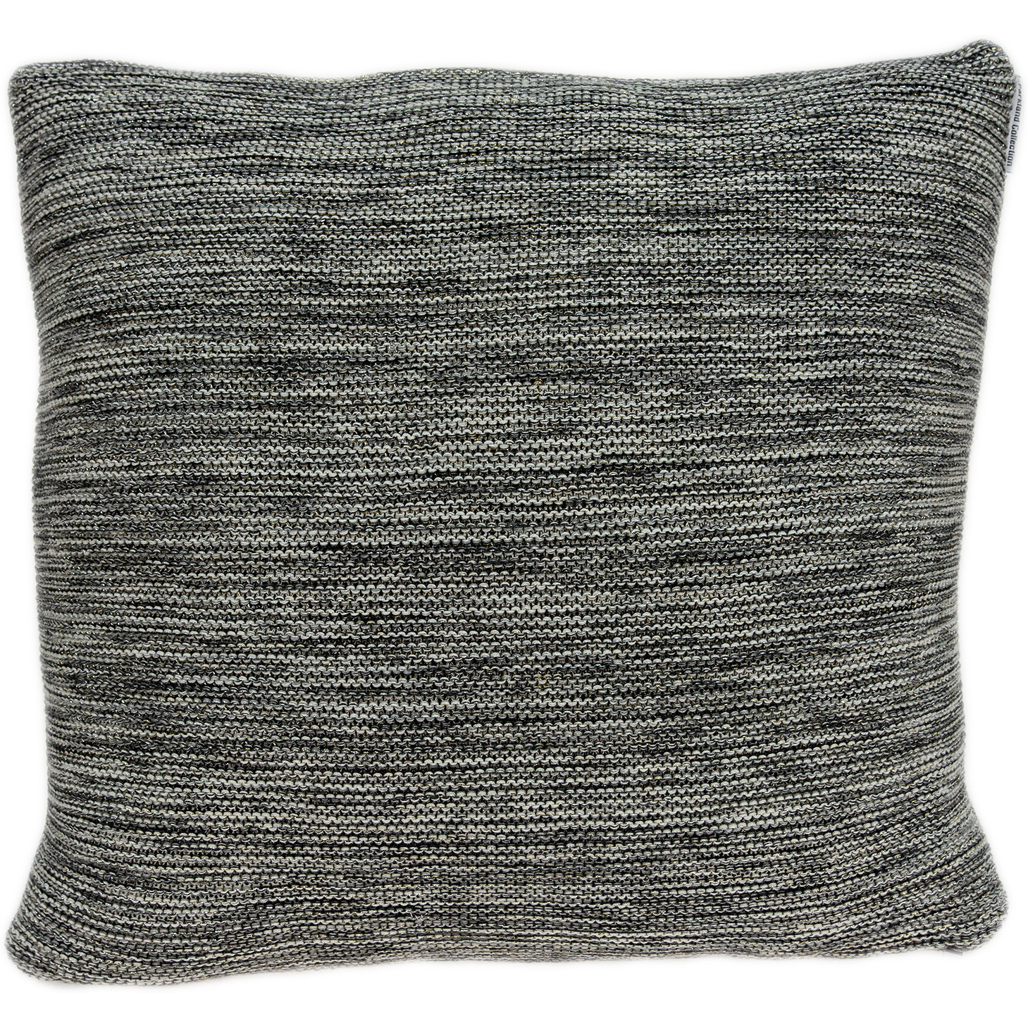 Parkland Collection Diani Transitional Grey Pillow Cover With Poly Insert