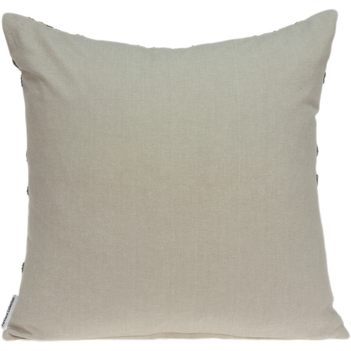 Parkland Collection Cora Transitional Beige Pillow Cover With Poly Insert