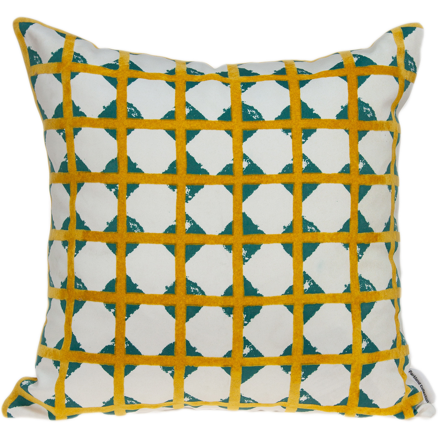Parkland Collection Gola Contemporary Multicolor Pillow Cover With Poly Insert