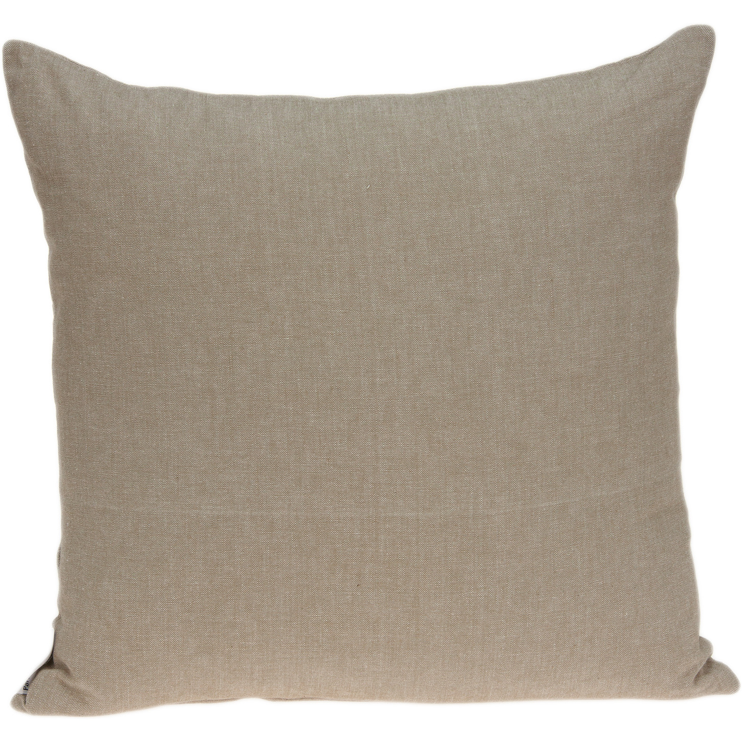 Parkland Collection Arlene Traditional Tan Pillow Cover With Poly Insert