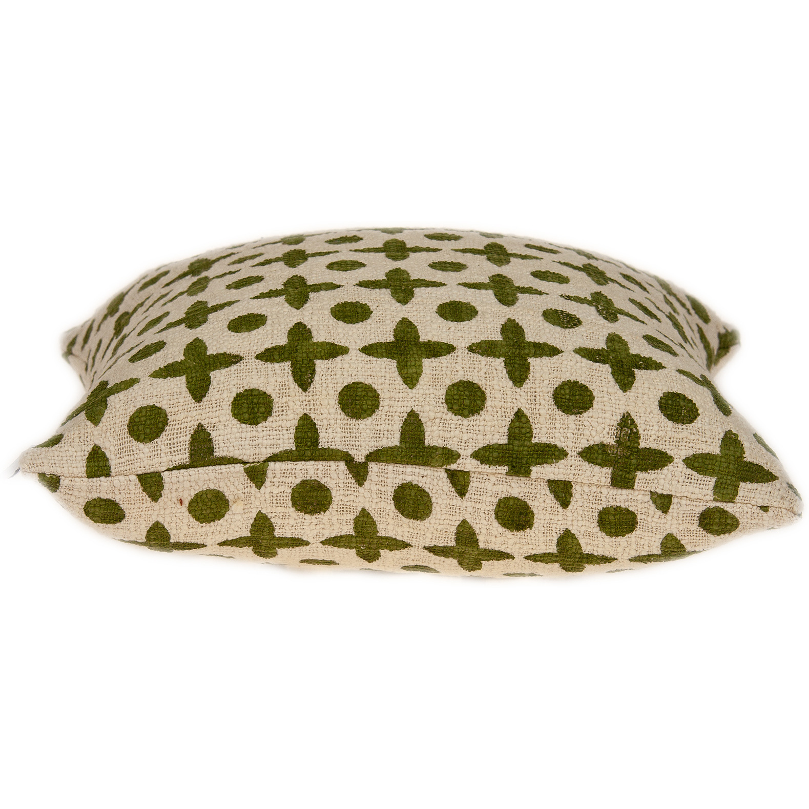 Parkland Collection Sitara Transitional Beige Printed Pillow Cover With Poly Insert