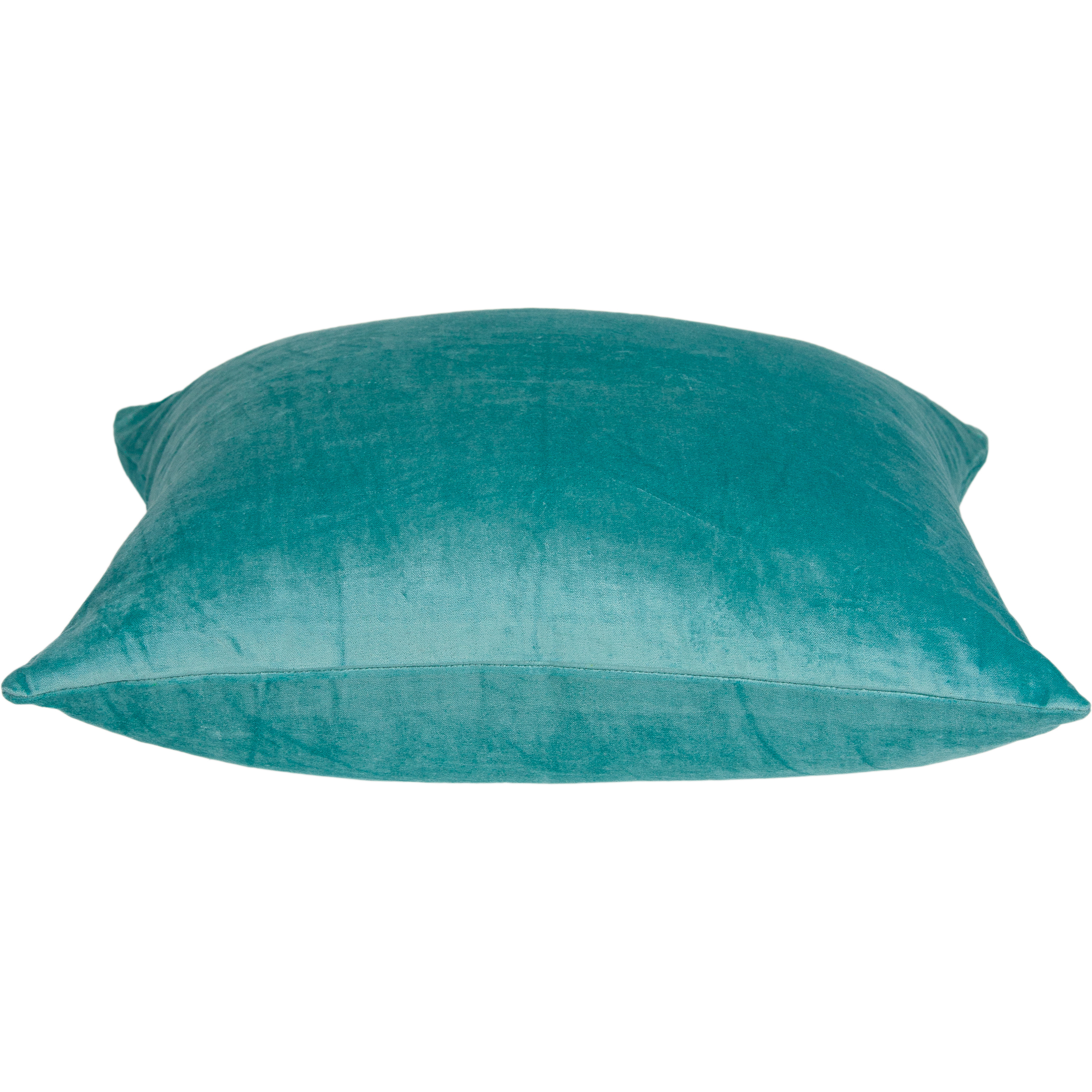 Parkland Collection Camila Transitional Aqua Solid Pillow Cover With Poly Insert
