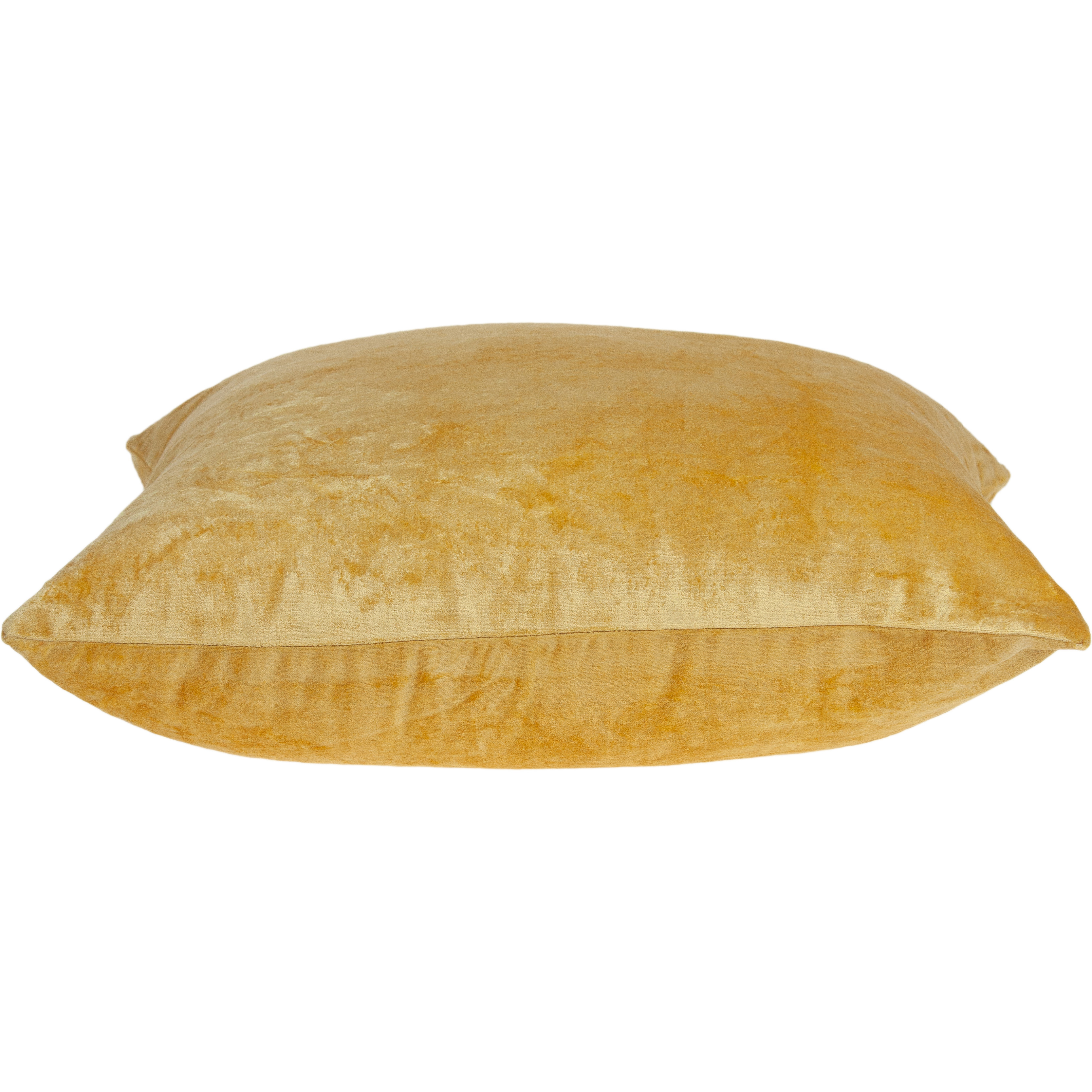 Parkland Collection Danbury Transitional Yellow Solid Pillow Cover With Poly Insert