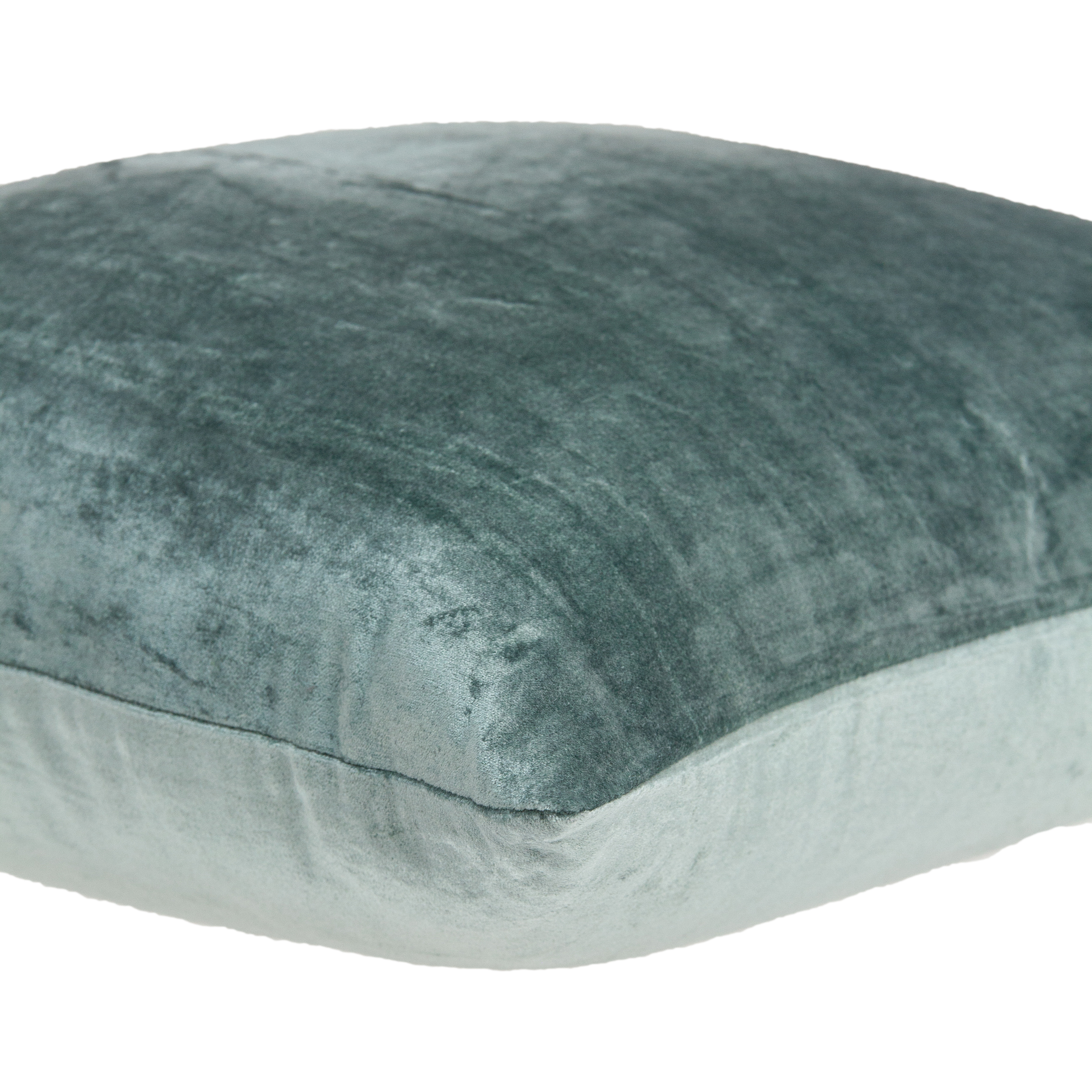 Parkland Collection Diego Transitional Sea Foam Solid Pillow Cover With Poly Insert