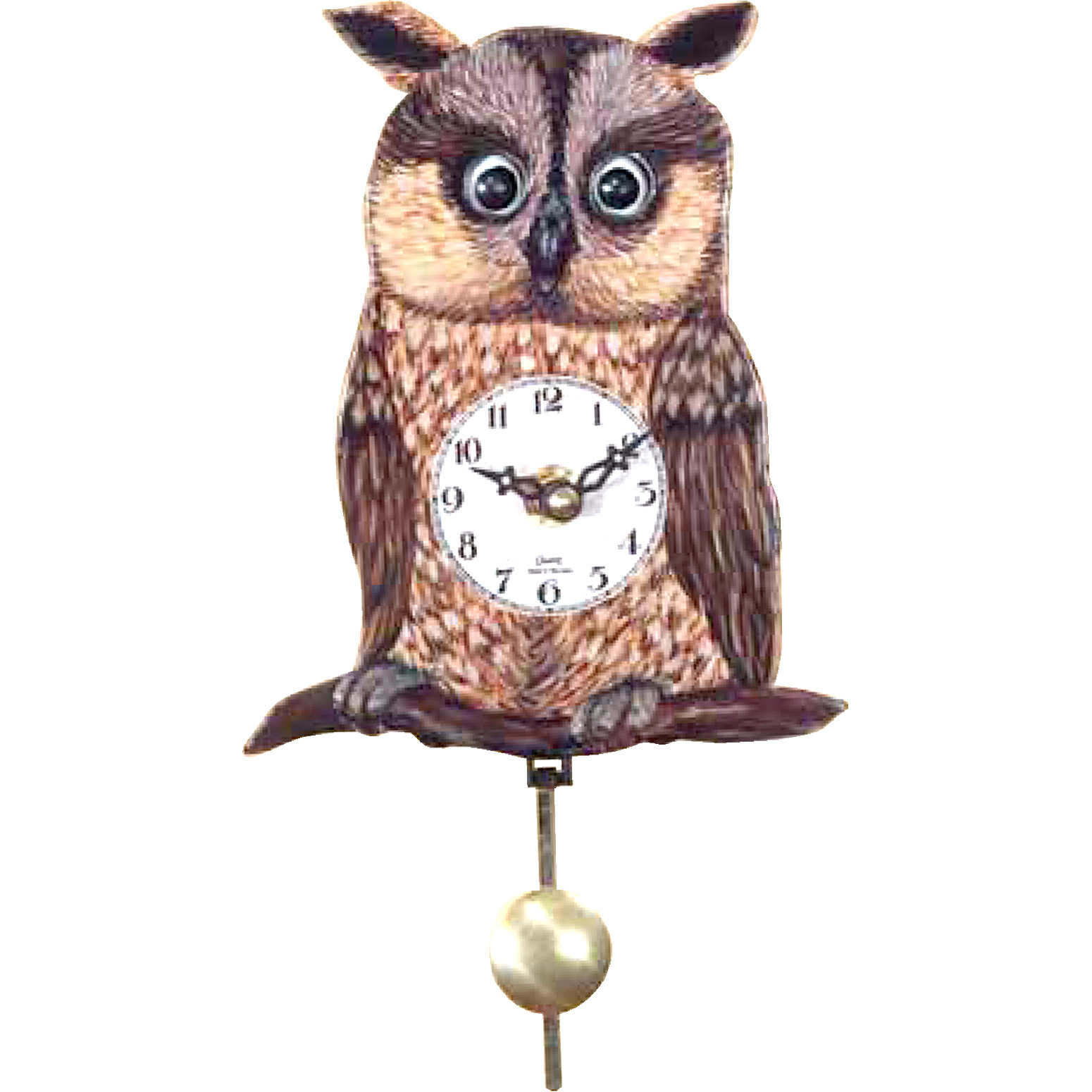 CLCK-QTZ.OWL MOV.EYES EACH