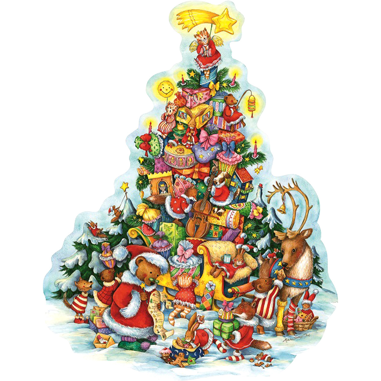 ADVENT-ANIMALXMAS TREE EACH