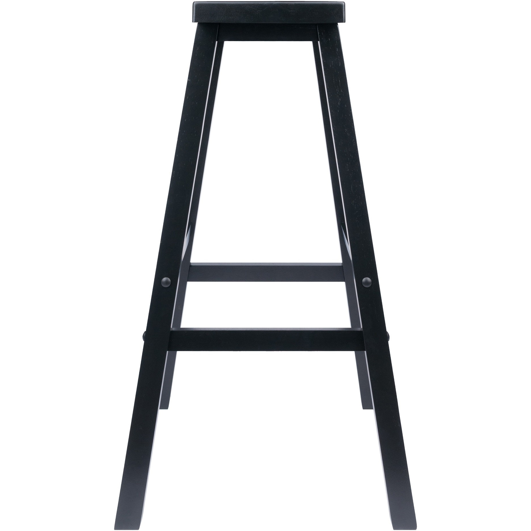 Satori Saddle Seat Bar Stool, Black
