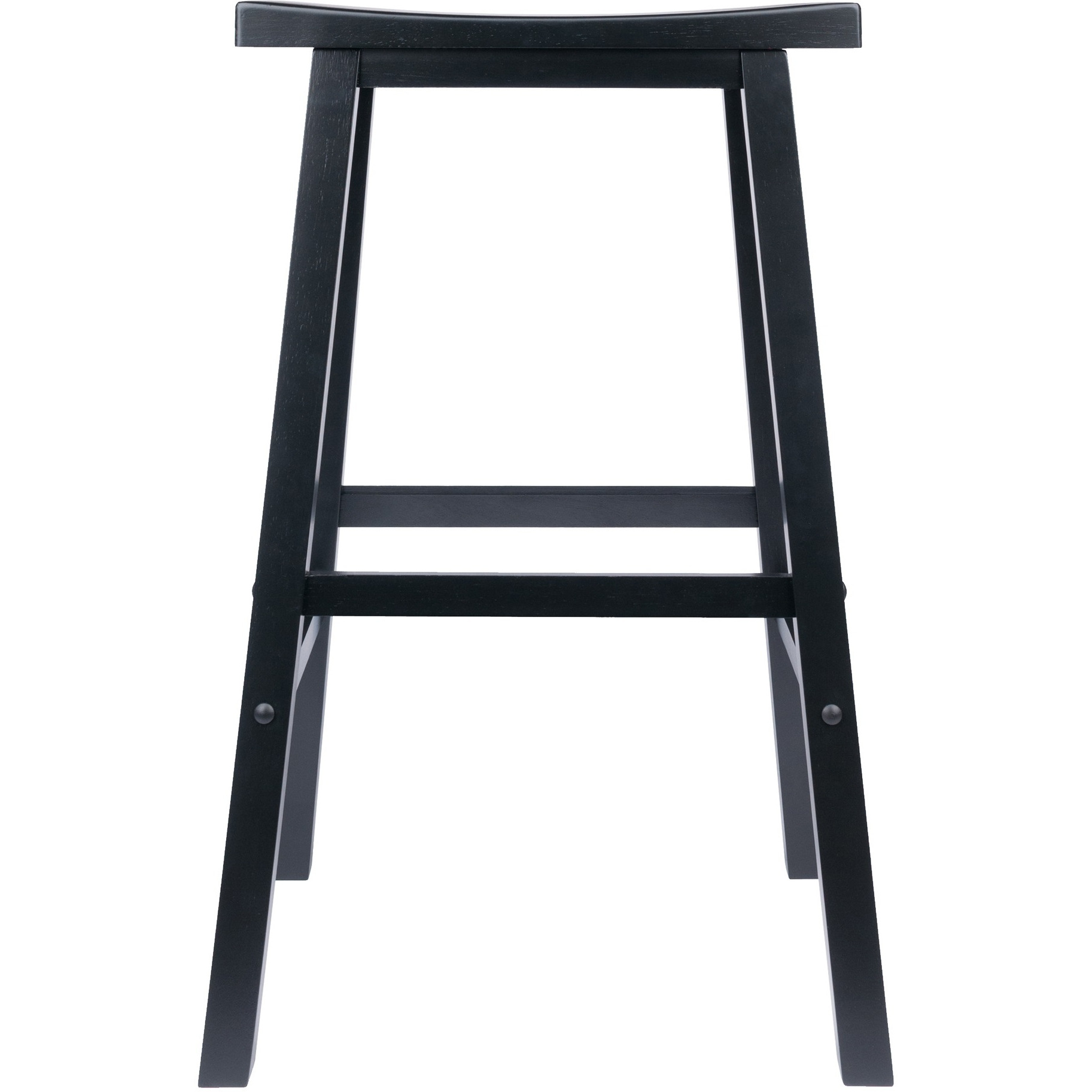 Satori Saddle Seat Bar Stool, Black