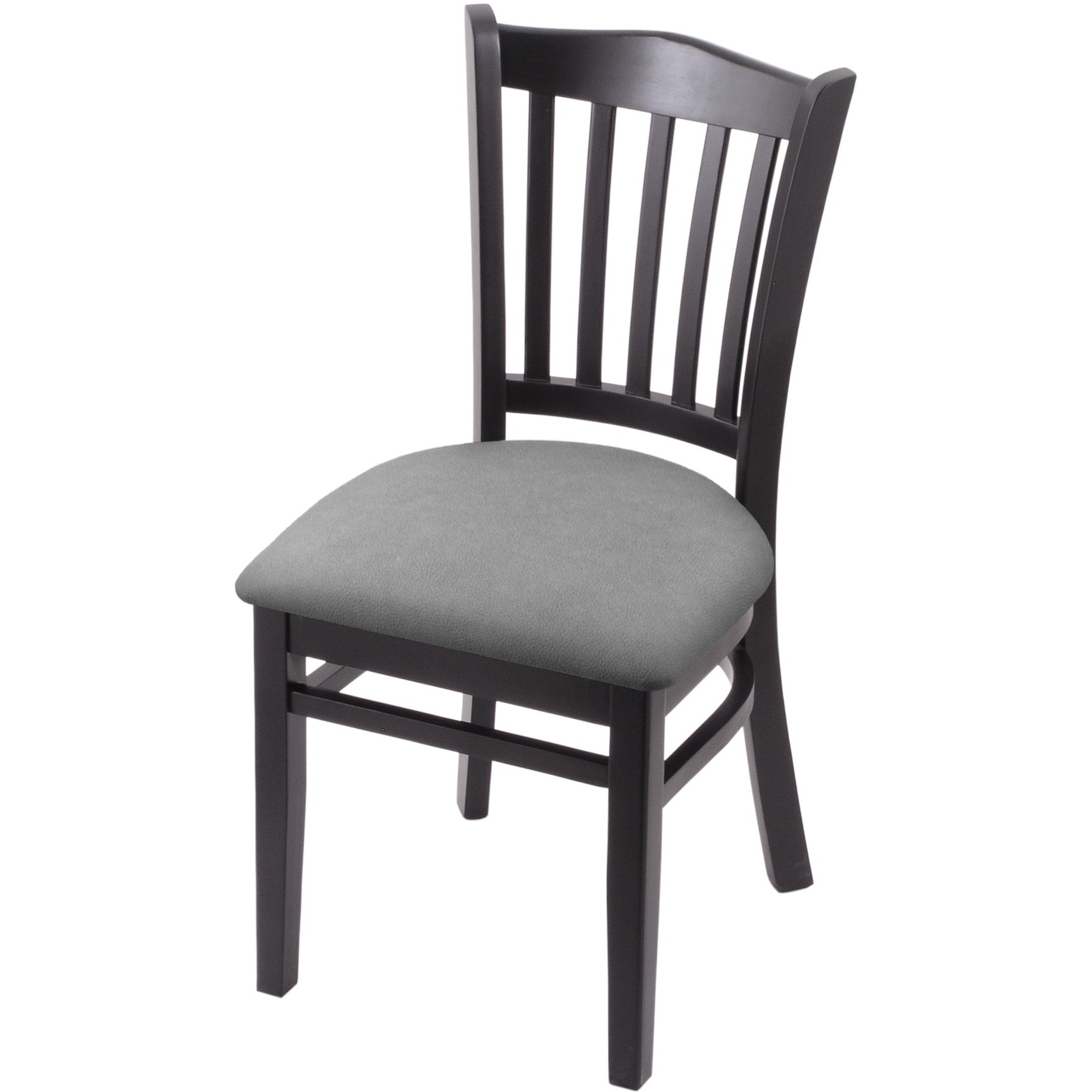 3120 18" Chair with Black Finish and Canter Folkstone Grey Seat