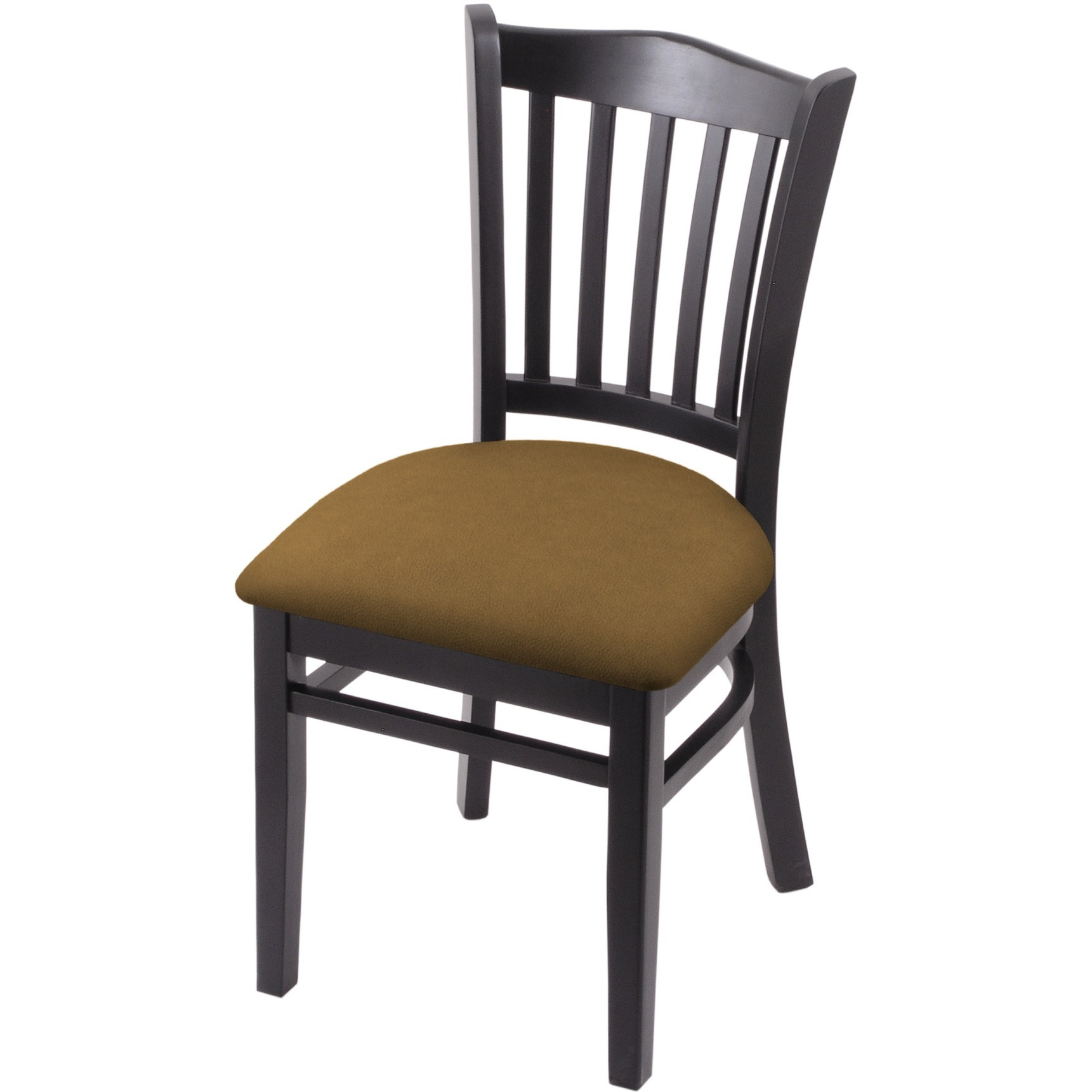 3120 18" Chair with Black Finish and Canter Saddle Seat