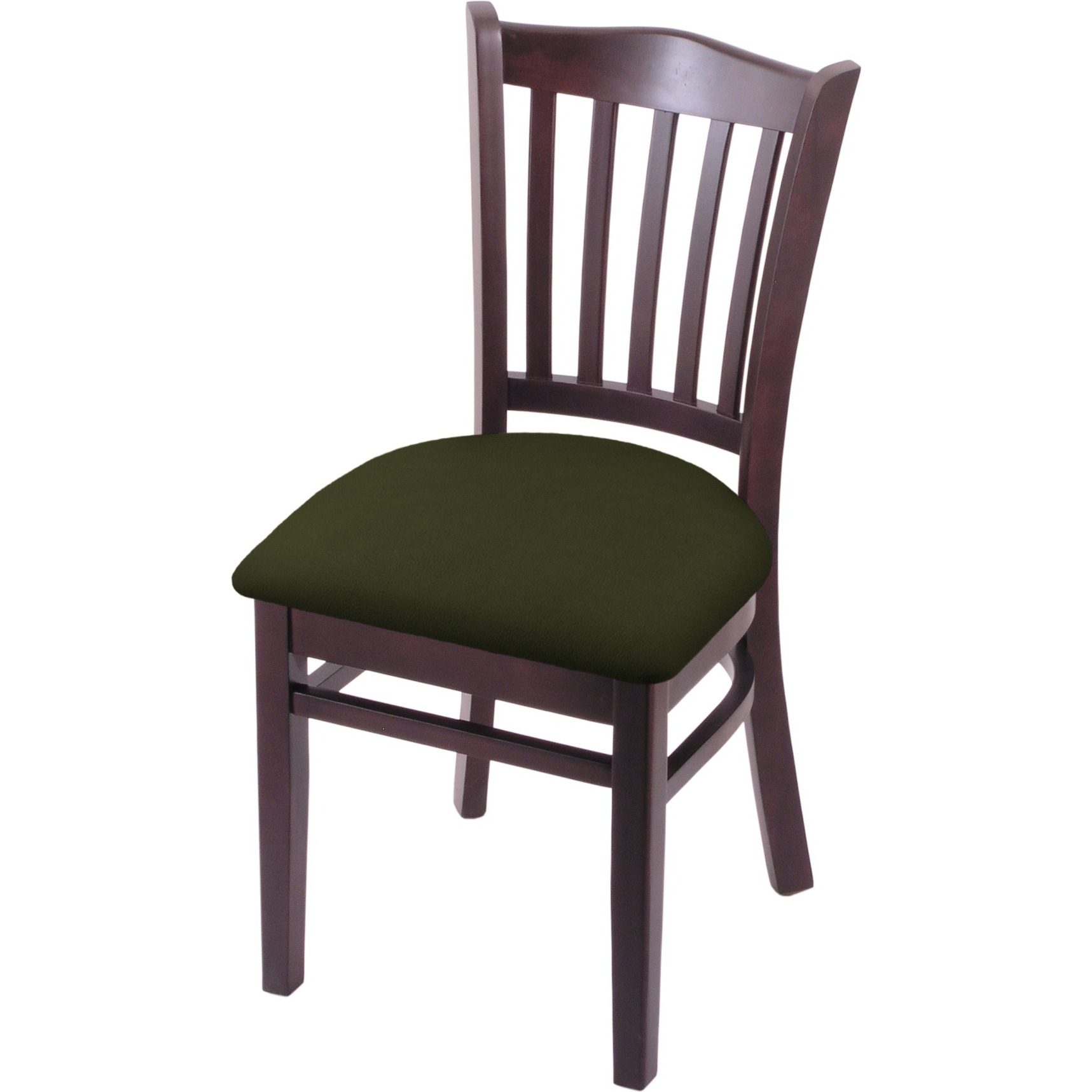 3120 18" Chair with Dark Cherry Finish and Canter Pine Seat