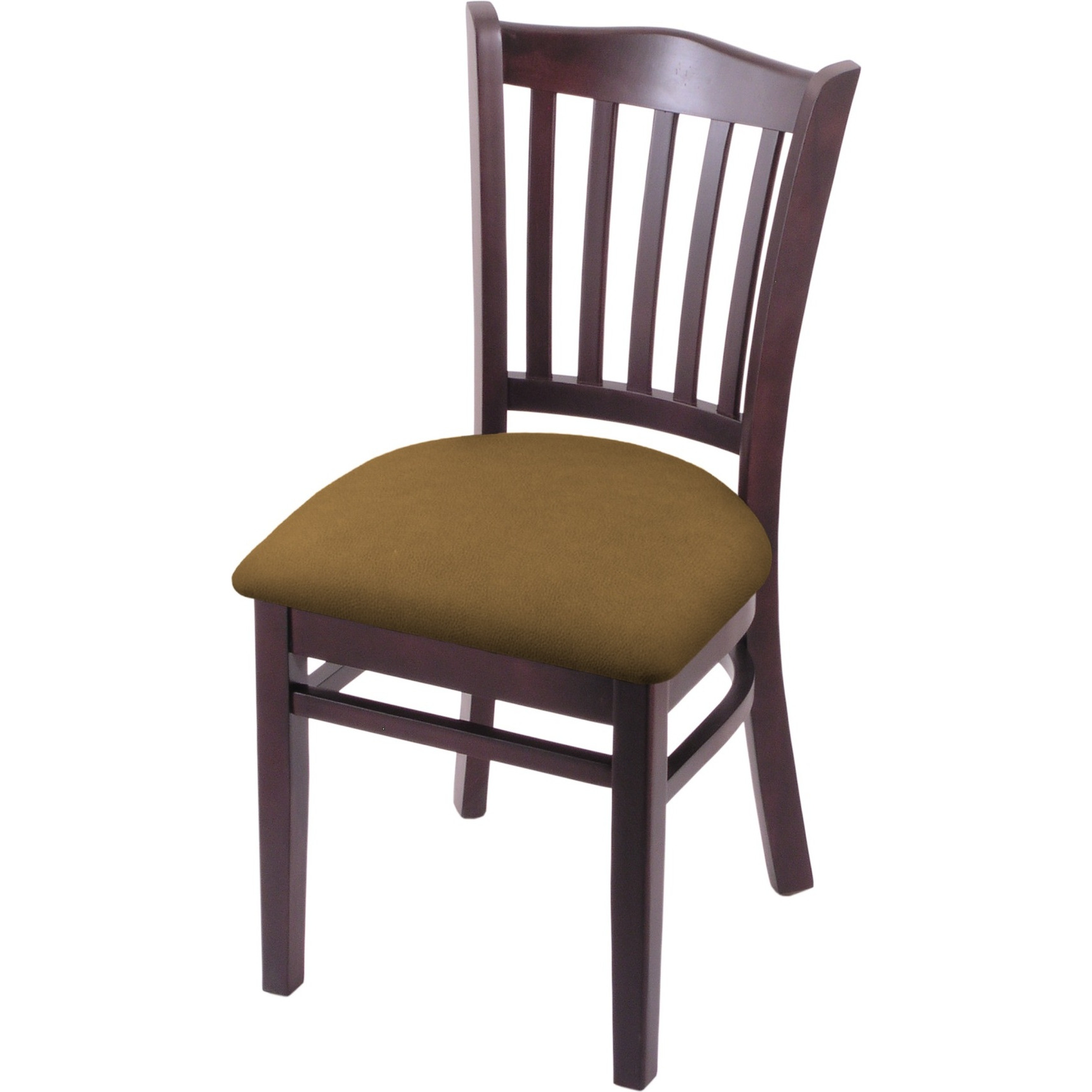 3120 18" Chair with Dark Cherry Finish and Canter Saddle Seat