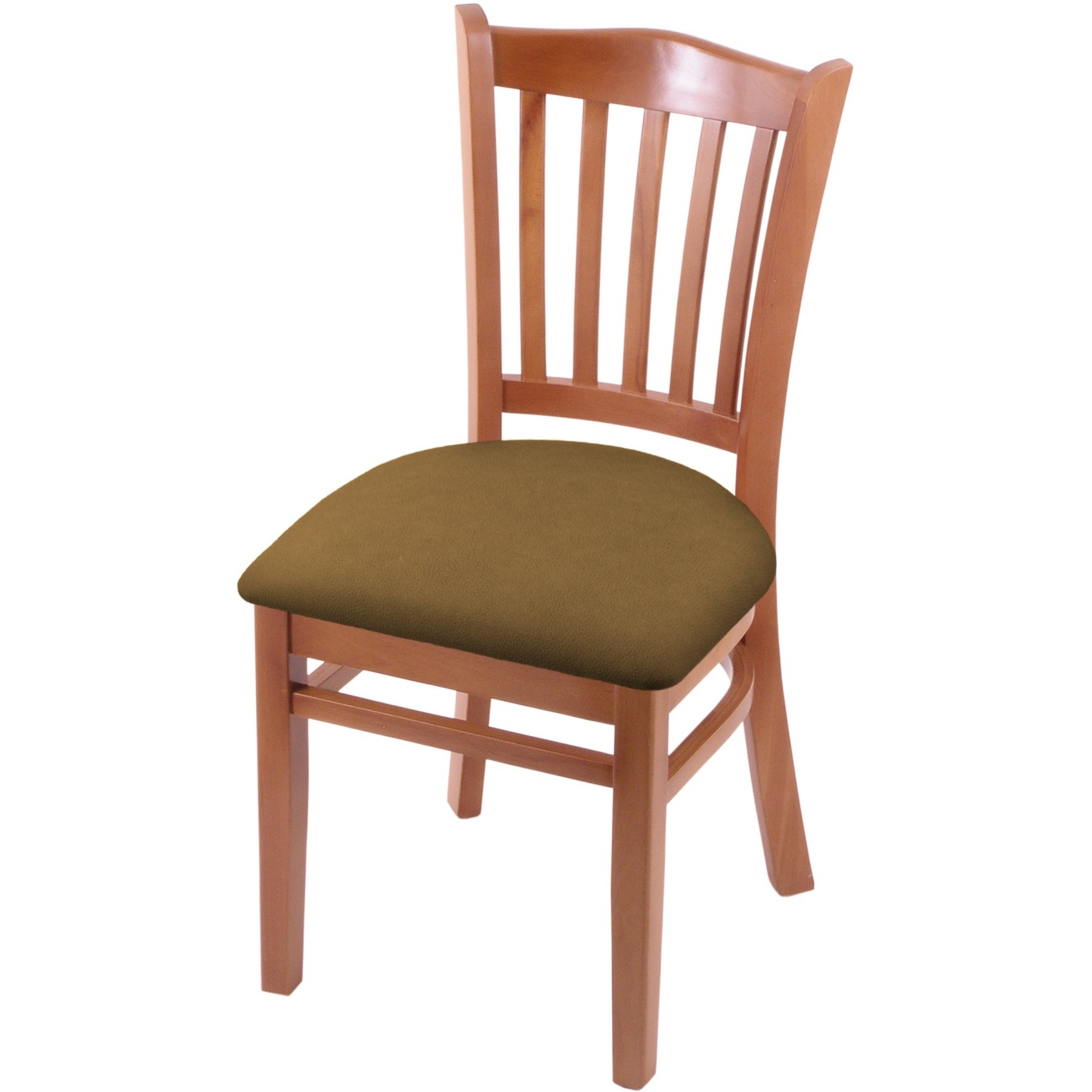 3120 18" Chair with Medium Finish and Canter Saddle Seat