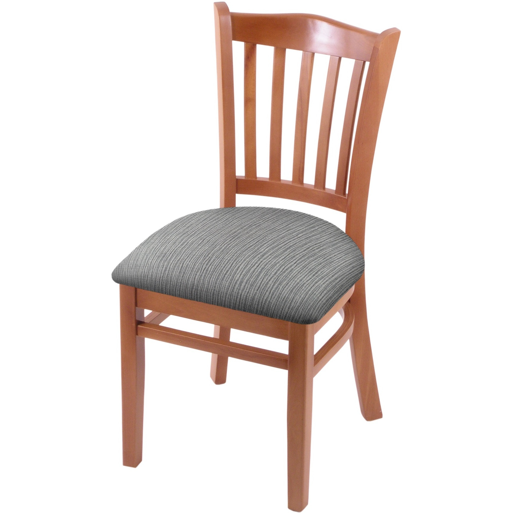 3120 18" Chair with Medium Finish and Graph Alpine Seat