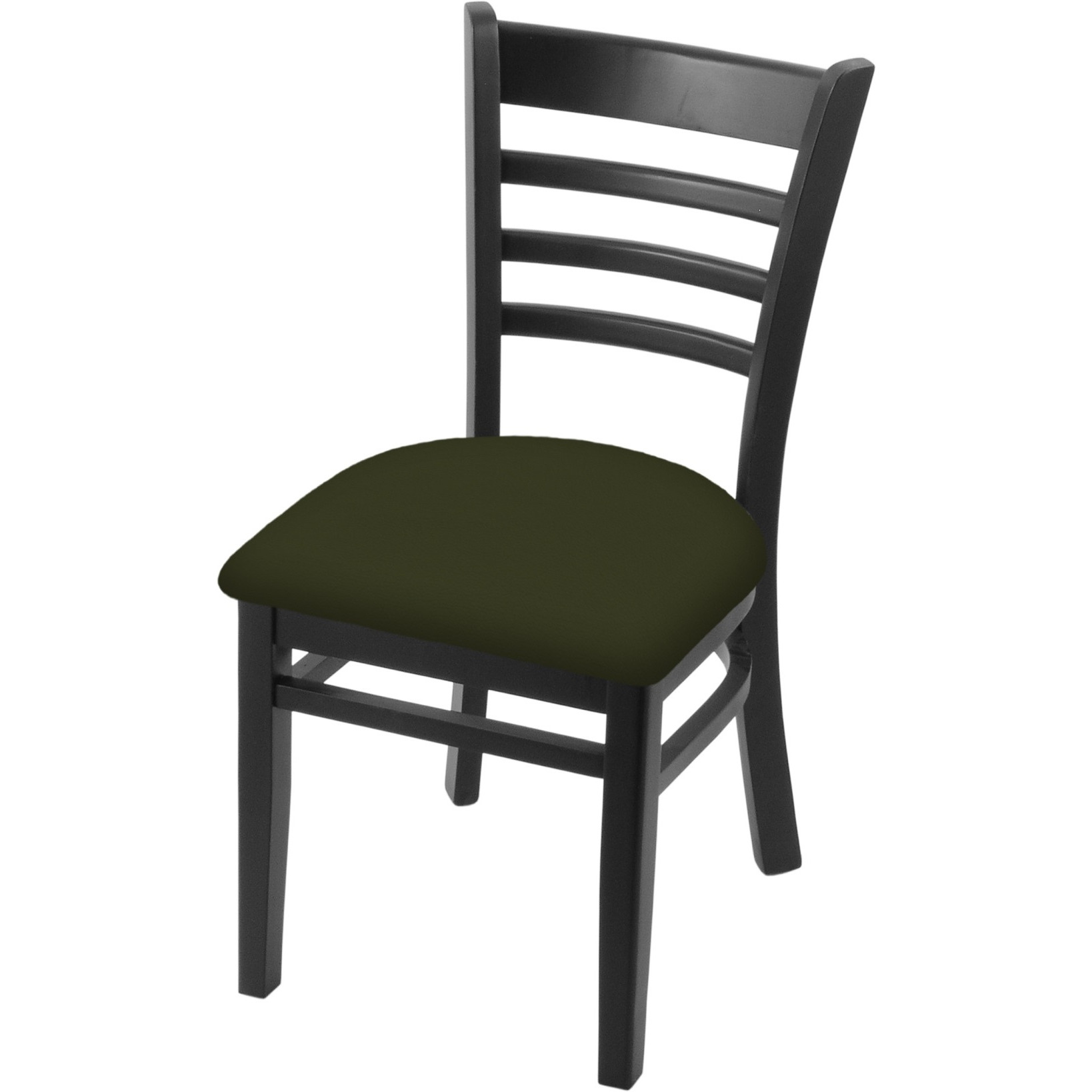 3140 18" Chair with Black Finish and Canter Pine Seat