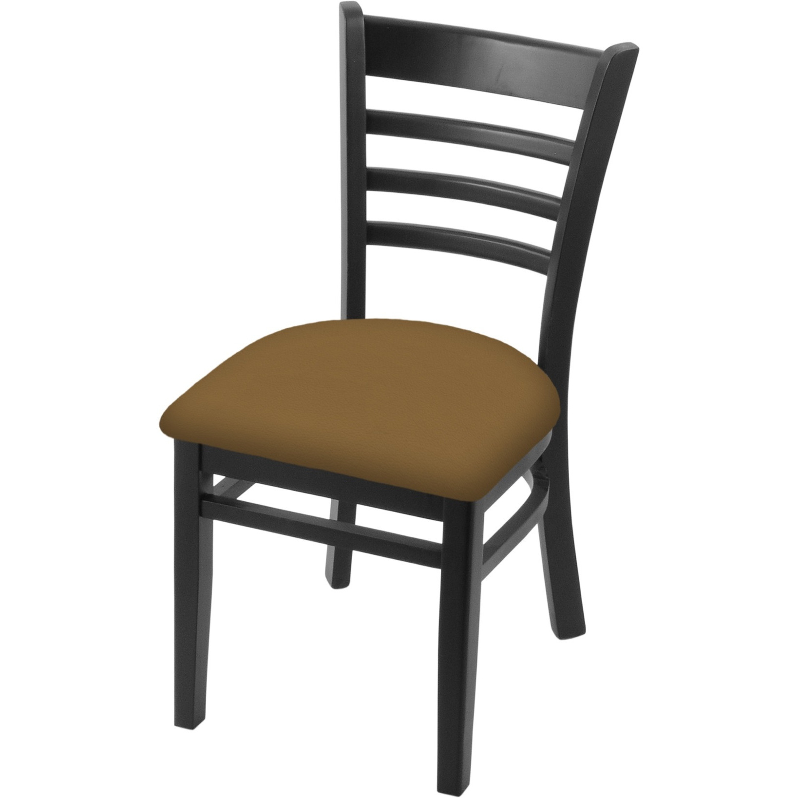 3140 18" Chair with Black Finish and Canter Saddle Seat