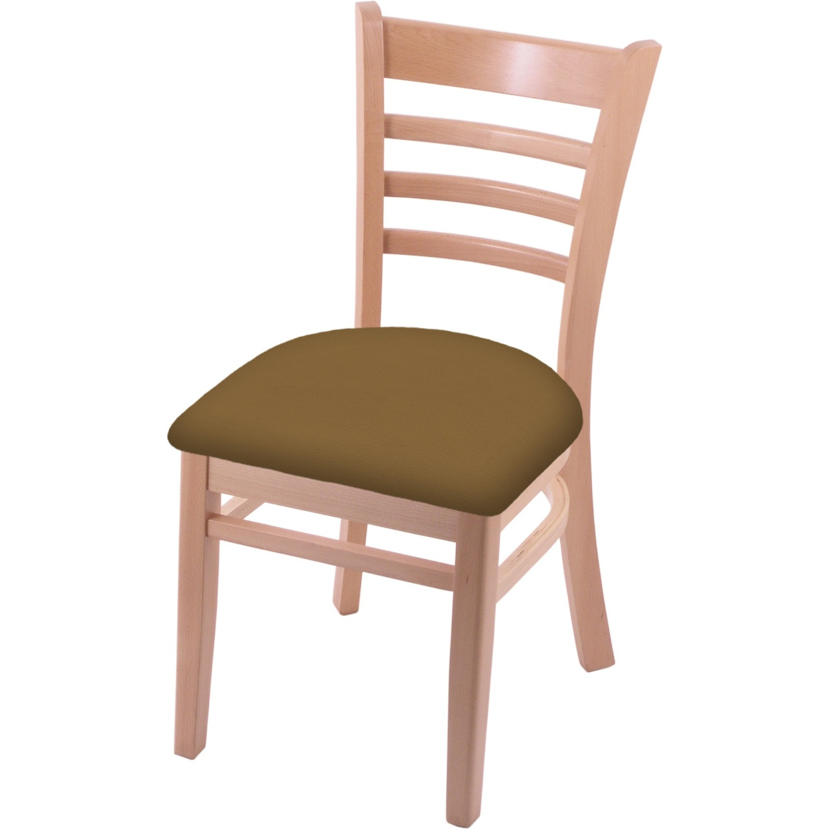 3140 18" Chair with Natural Finish and Canter Saddle Seat