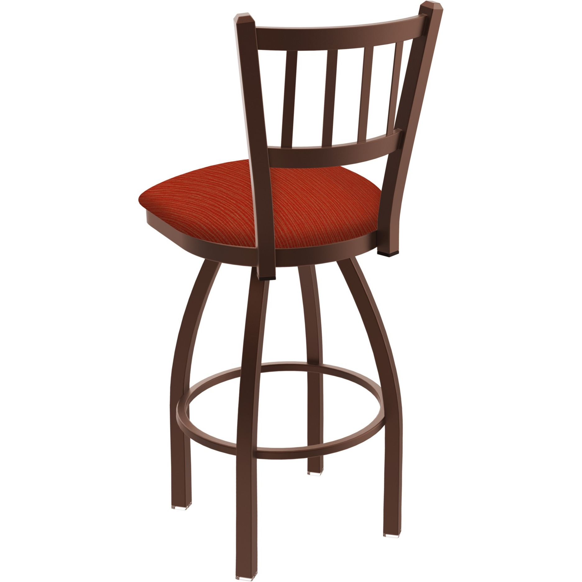 810 Contessa 36" Swivel Bar Stool with Bronze Finish and Graph Poppy Seat