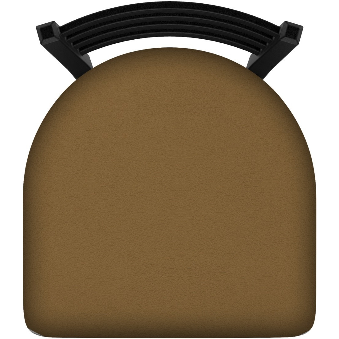 400 Jackie 18" Chair with Black Wrinkle Finish and Canter Saddle Seat