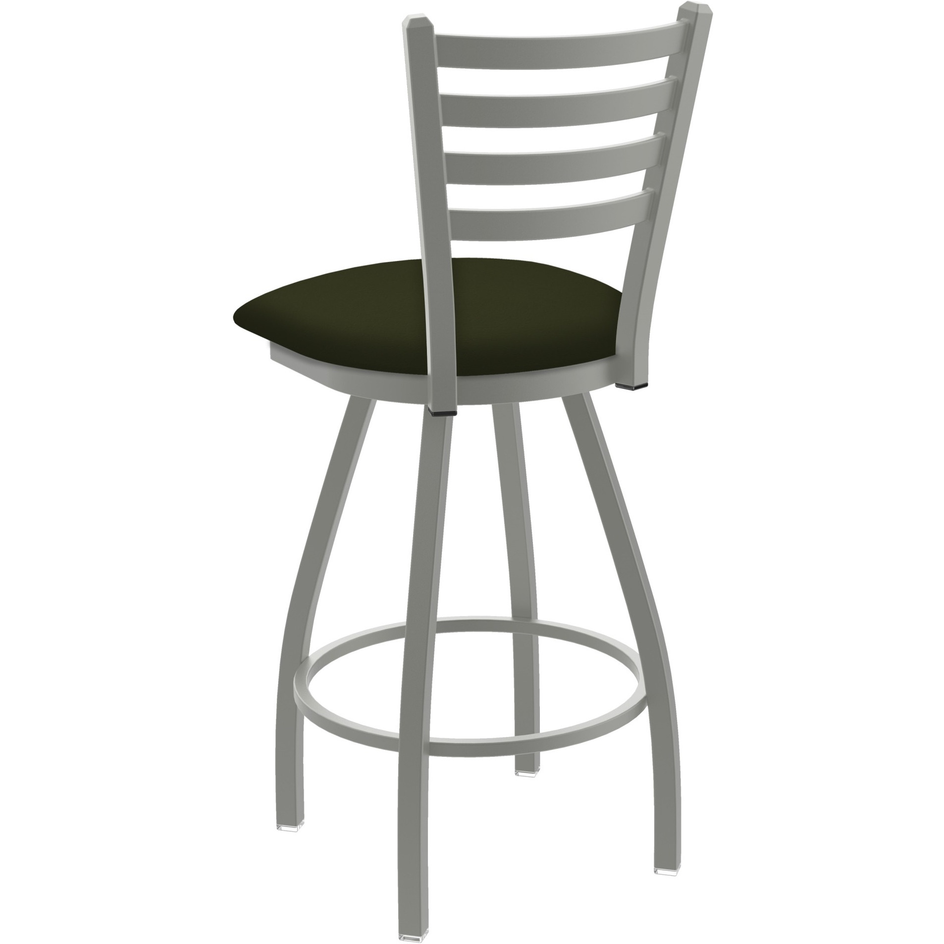 XL 410 Jackie 30" Swivel Bar Stool with Anodized Nickel Finish and Canter Pine Seat