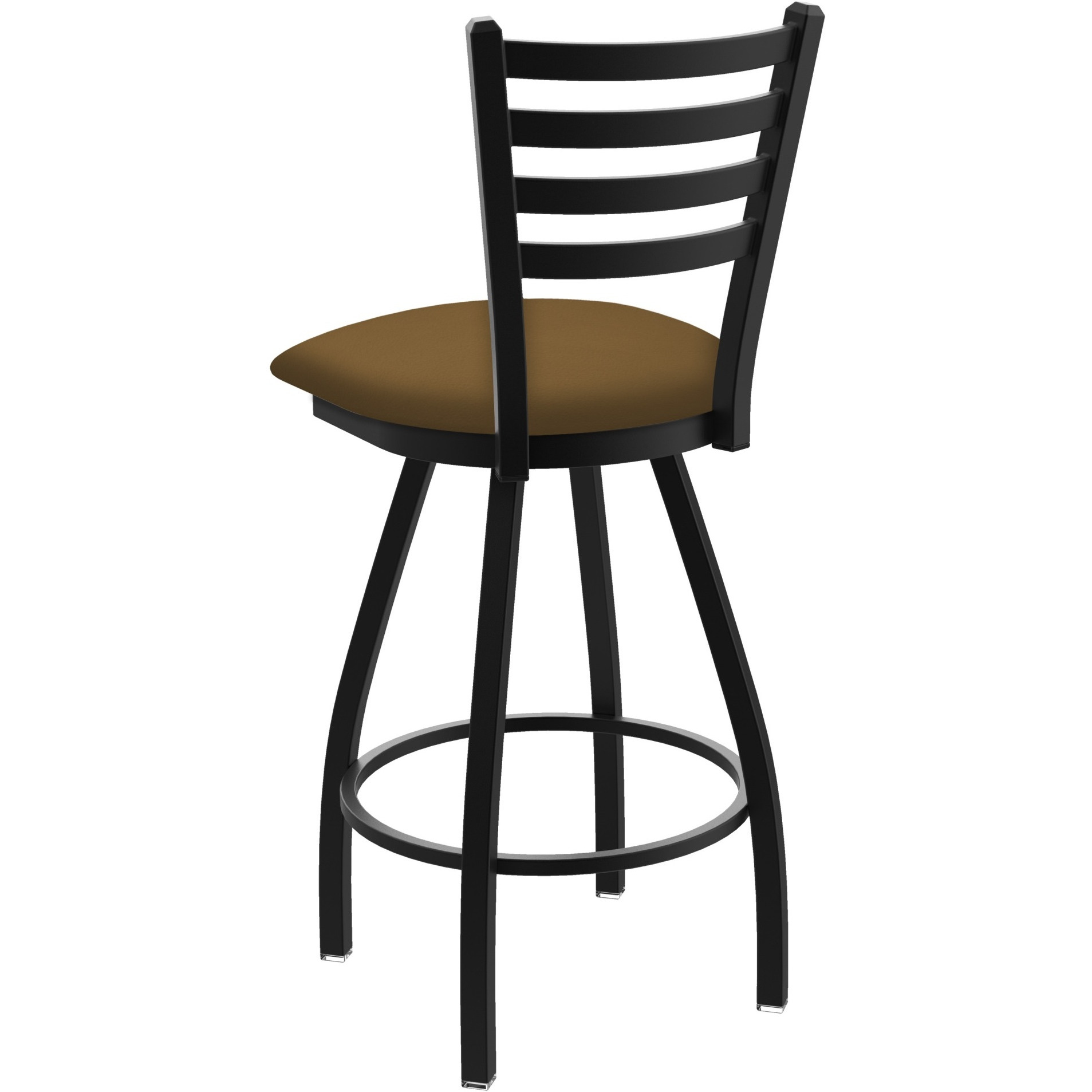 XL 410 Jackie 30" Swivel Bar Stool with Black Wrinkle Finish and Canter Saddle Seat
