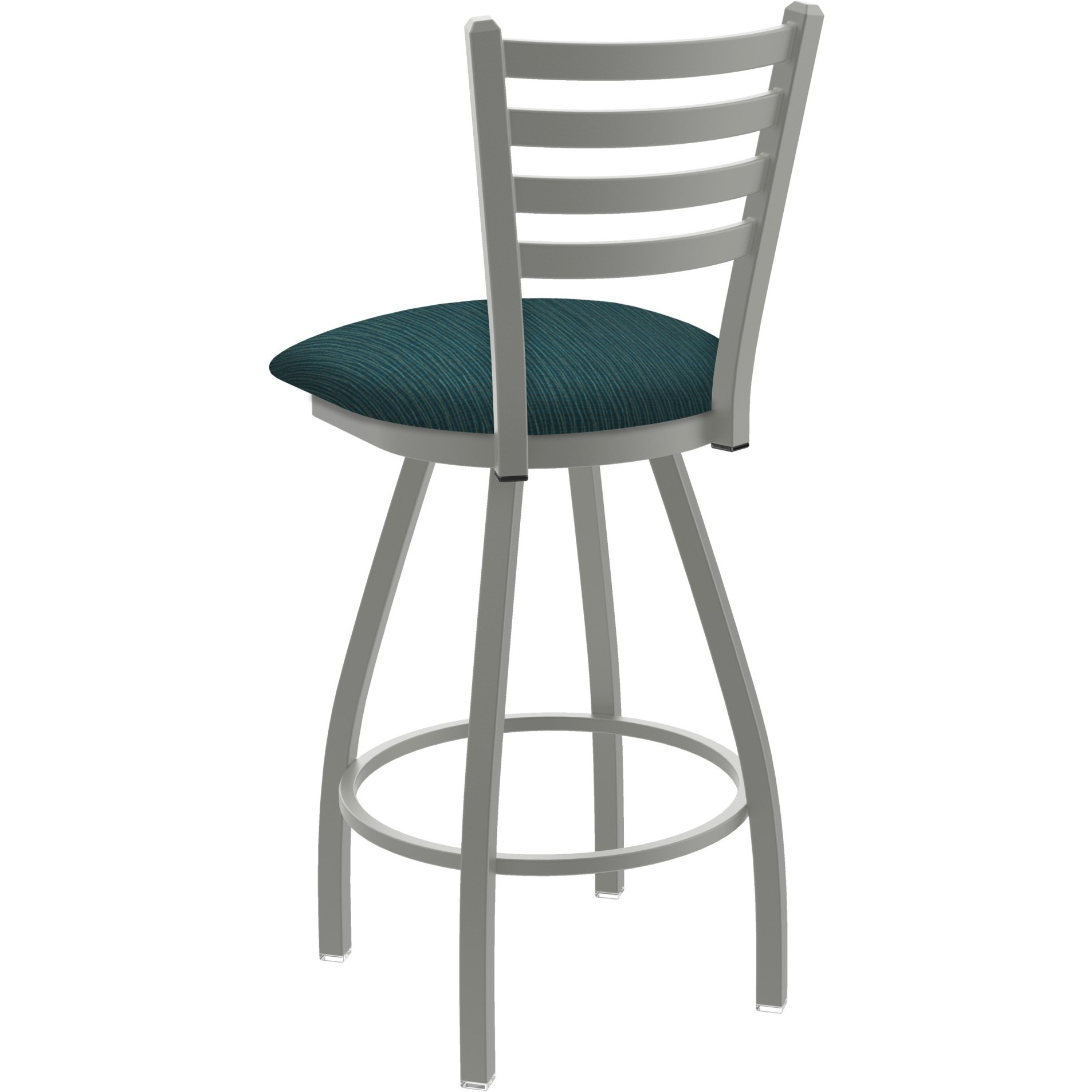 XL 410 Jackie 36" Swivel Extra Tall Bar Stool with Anodized Nickel Finish and Graph Tidal Seat