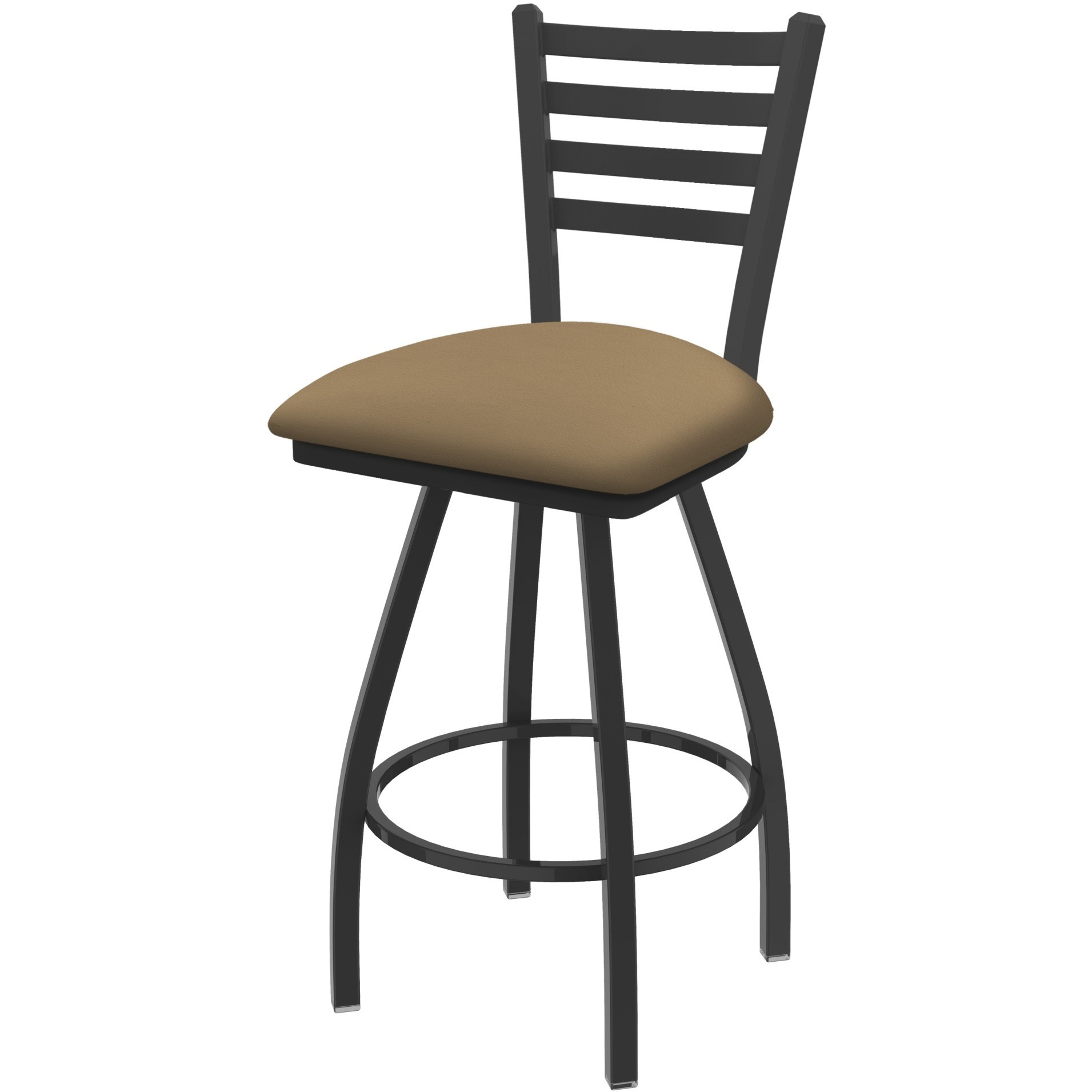 XL 410 Jackie 36" Swivel Extra Tall Bar Stool with Pewter Finish and Canter Sand Seat