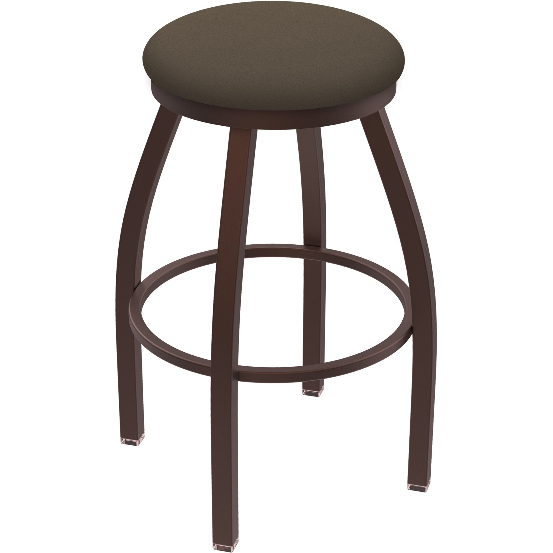 XL 802 Misha 30" Swivel Bar Stool with Bronze Finish and Canter Earth Seat