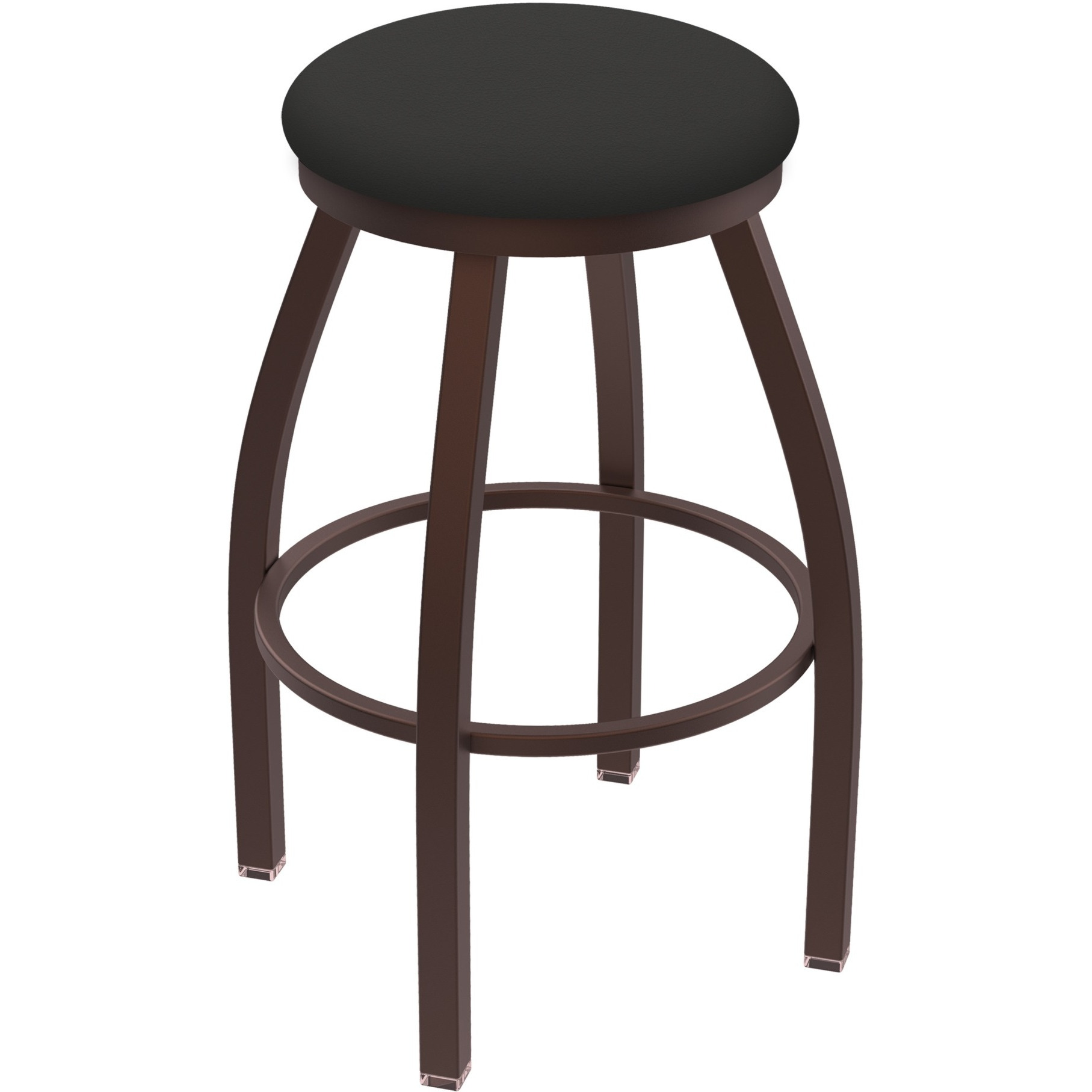 XL 802 Misha 30" Swivel Bar Stool with Bronze Finish and Canter Iron Seat