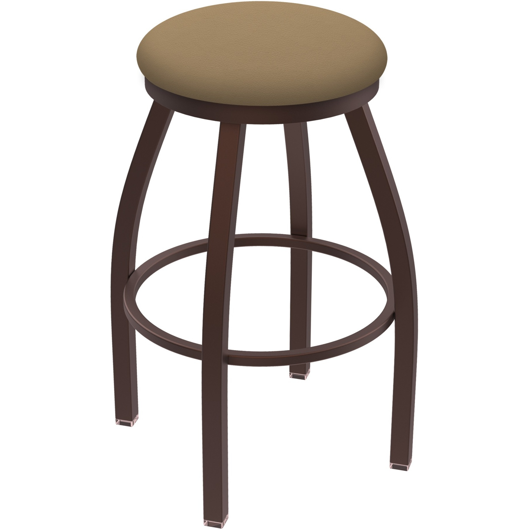 XL 802 Misha 30" Swivel Bar Stool with Bronze Finish and Canter Sand Seat