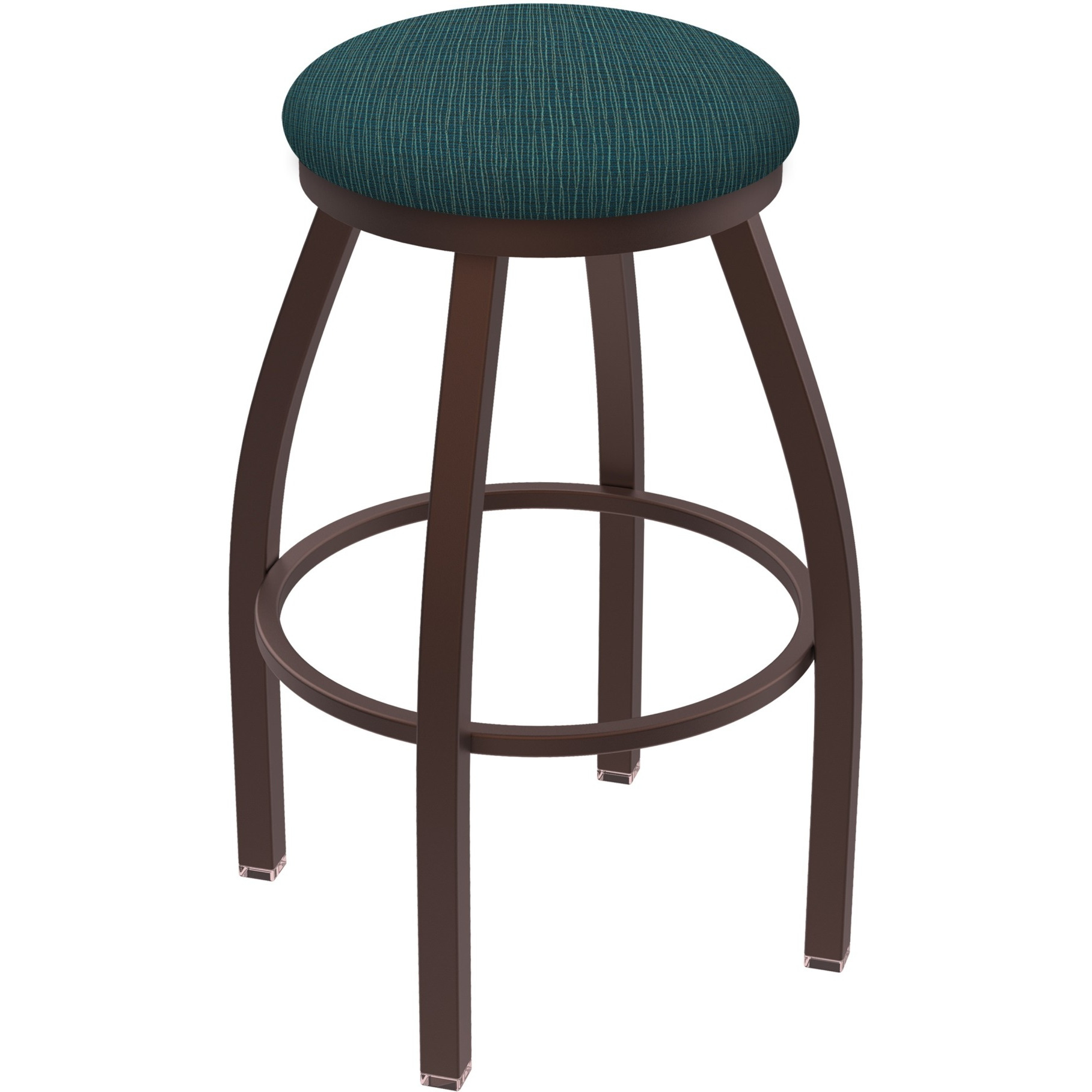 XL 802 Misha 30" Swivel Bar Stool with Bronze Finish and Graph Tidal Seat