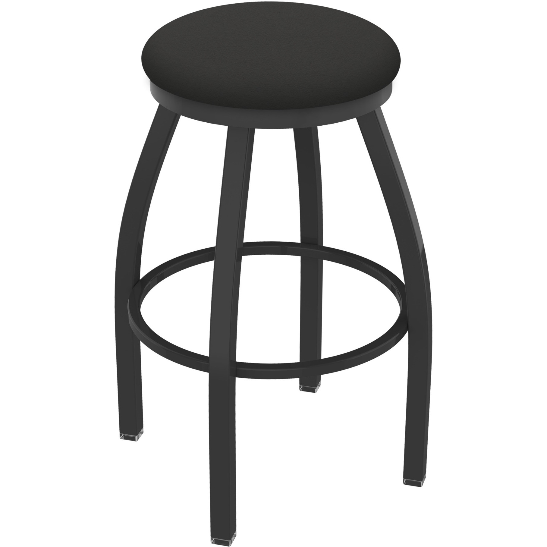 XL 802 Misha 30" Swivel Bar Stool with Pewter Finish and Canter Iron Seat