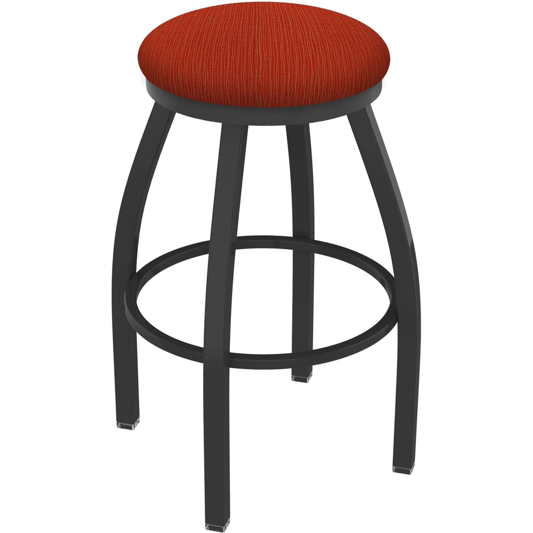 XL 802 Misha 30" Swivel Bar Stool with Pewter Finish and Graph Poppy Seat