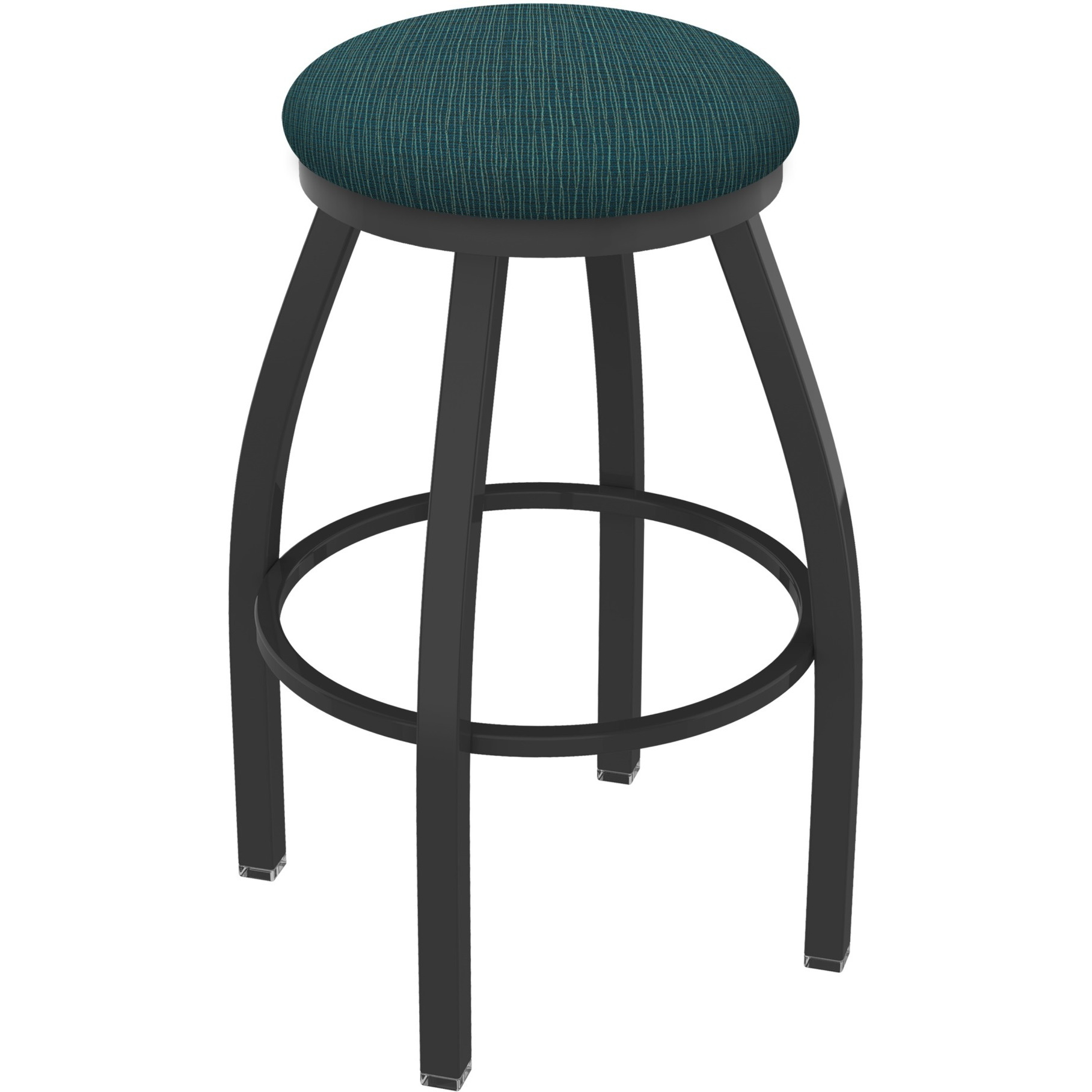 XL 802 Misha 30" Swivel Bar Stool with Pewter Finish and Graph Tidal Seat
