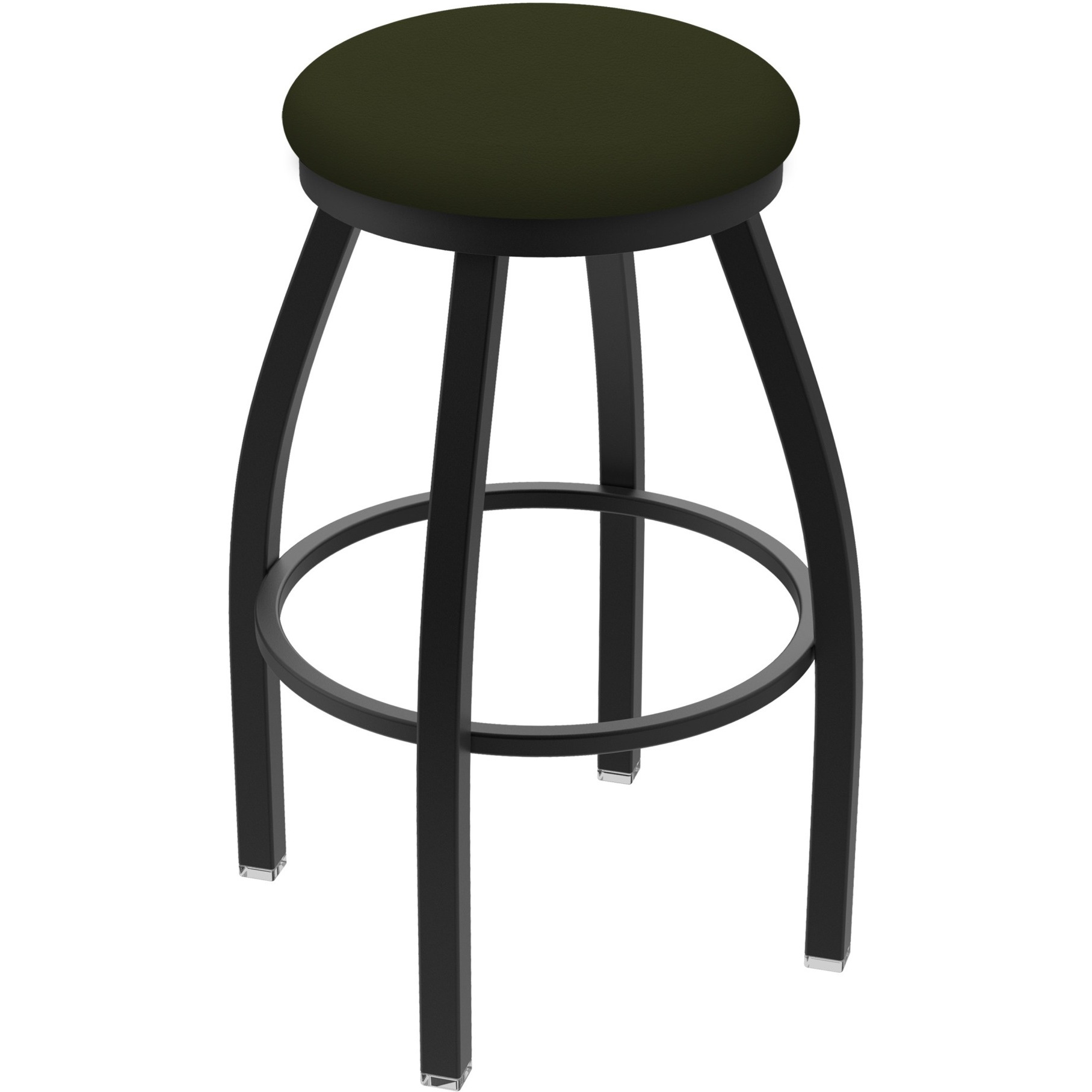 XL 802 Misha 36" Swivel Extra Tall Bar Stool with Black Wrinkle Finish and Canter Pine Seat