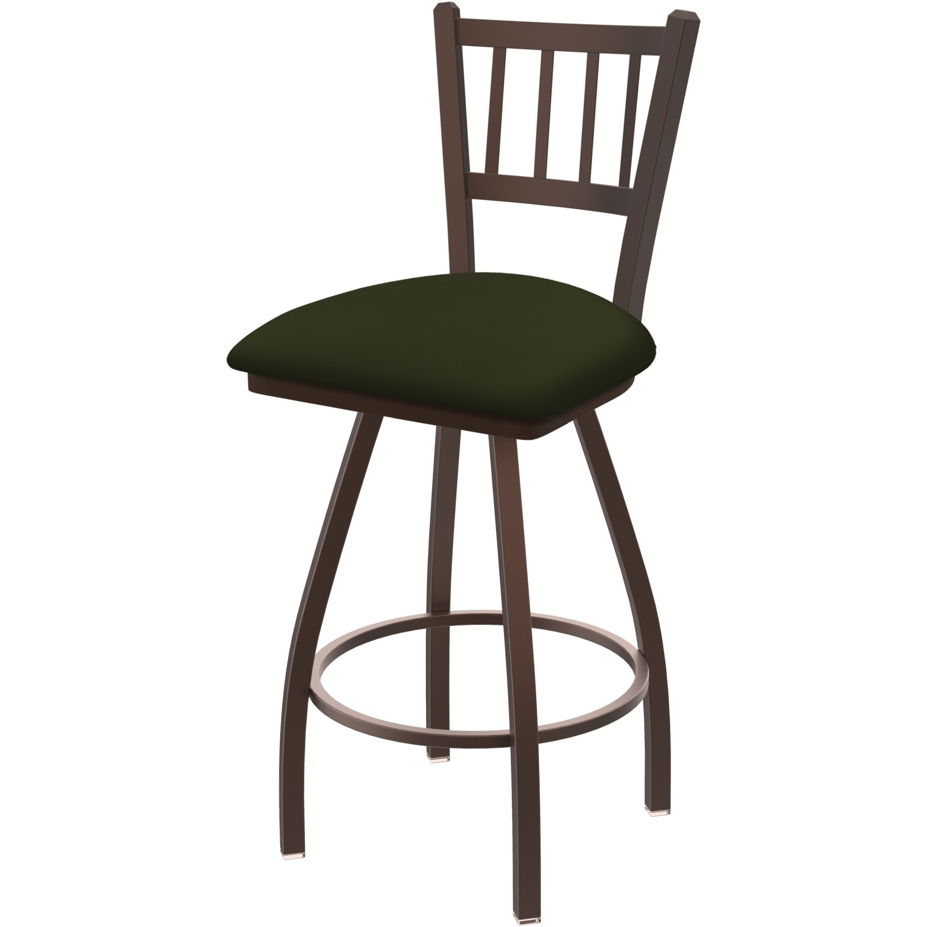 XL 810 Contessa 36" Swivel Extra Tall Bar Stool with Bronze Finish and Canter Pine Seat