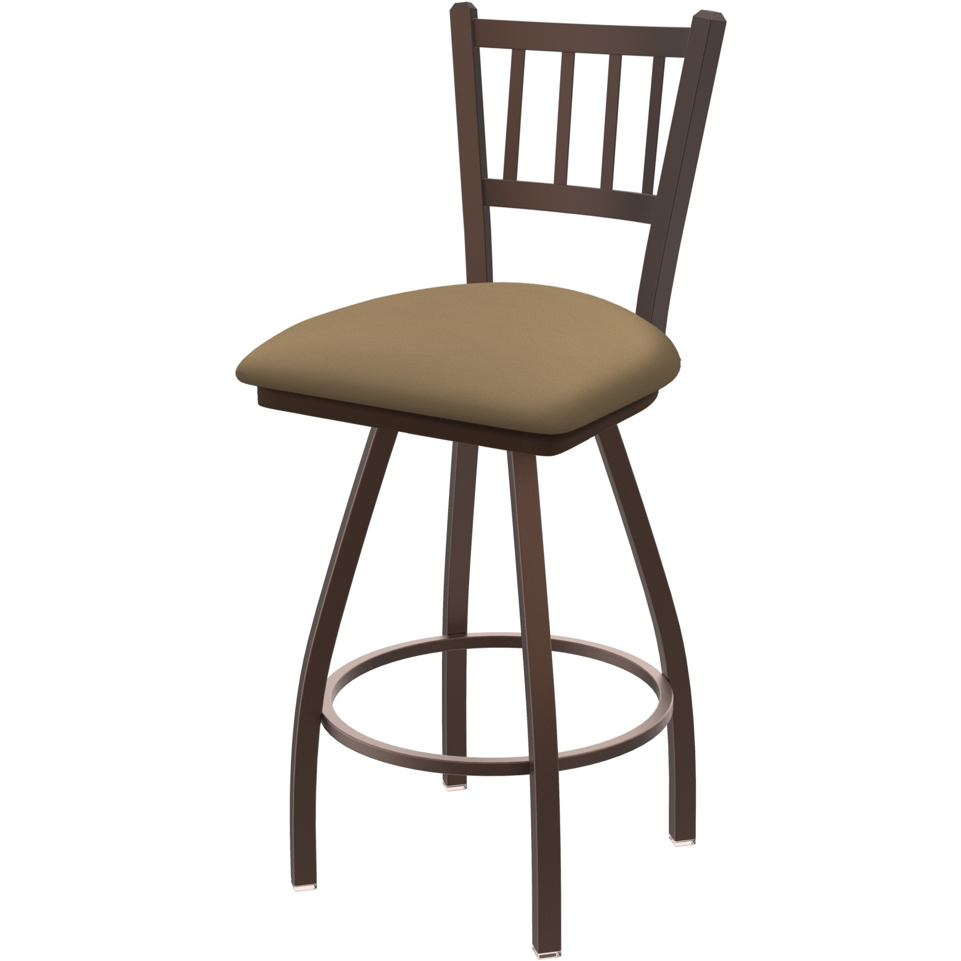 XL 810 Contessa 36" Swivel Extra Tall Bar Stool with Bronze Finish and Canter Sand Seat