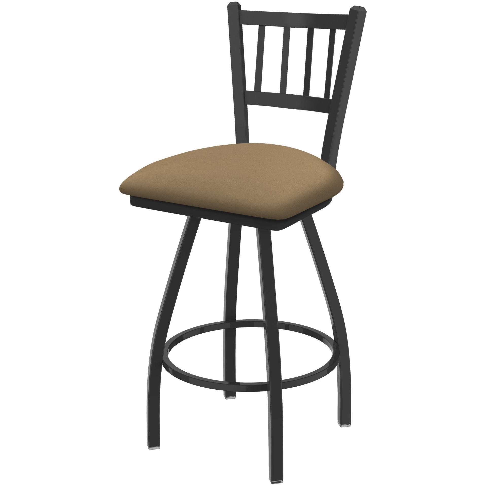 XL 810 Contessa 36" Swivel Extra Tall Bar Stool with Pewter Finish and Canter Sand Seat